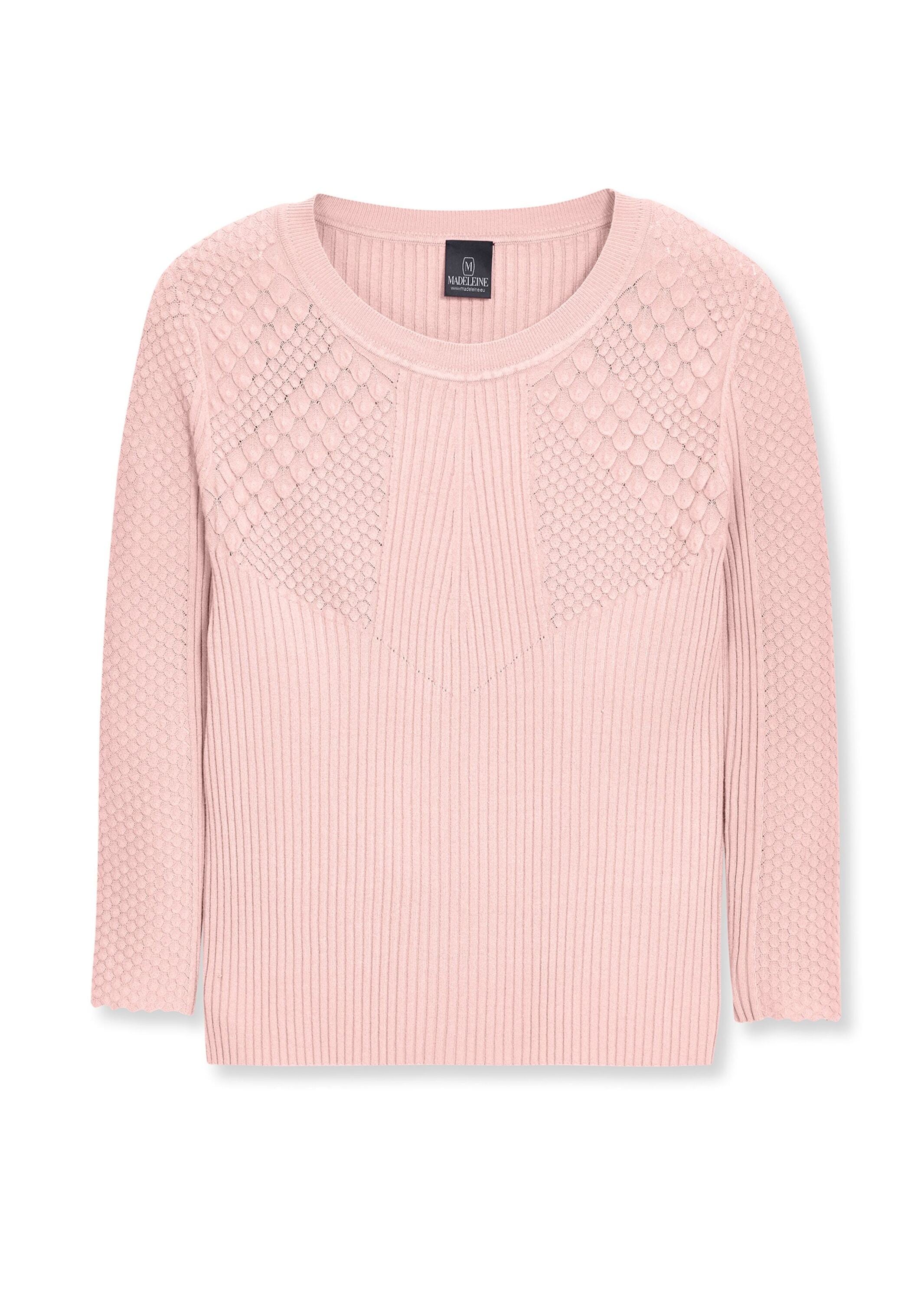MADELEINE Longpullover »Pullover Rippstrickpullover«