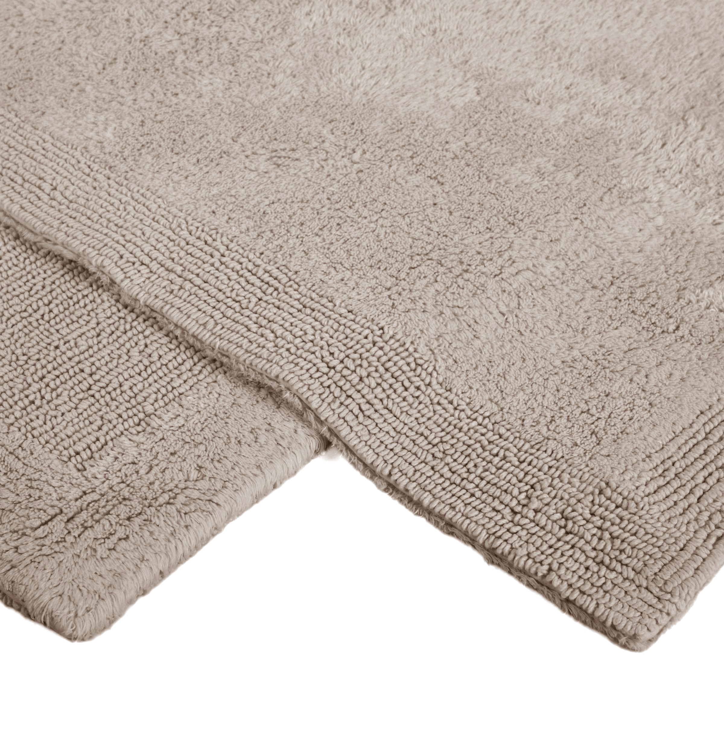 OTTO home Badematte »Kapra, Badvorleger, Badezimmer Teppich« Höhe 14 mm beidseitig nutzbar | fußbodenheizungsgeeignet | strapazierfähig mit Bordüre, Badteppich, Badematte, Baumwolle
