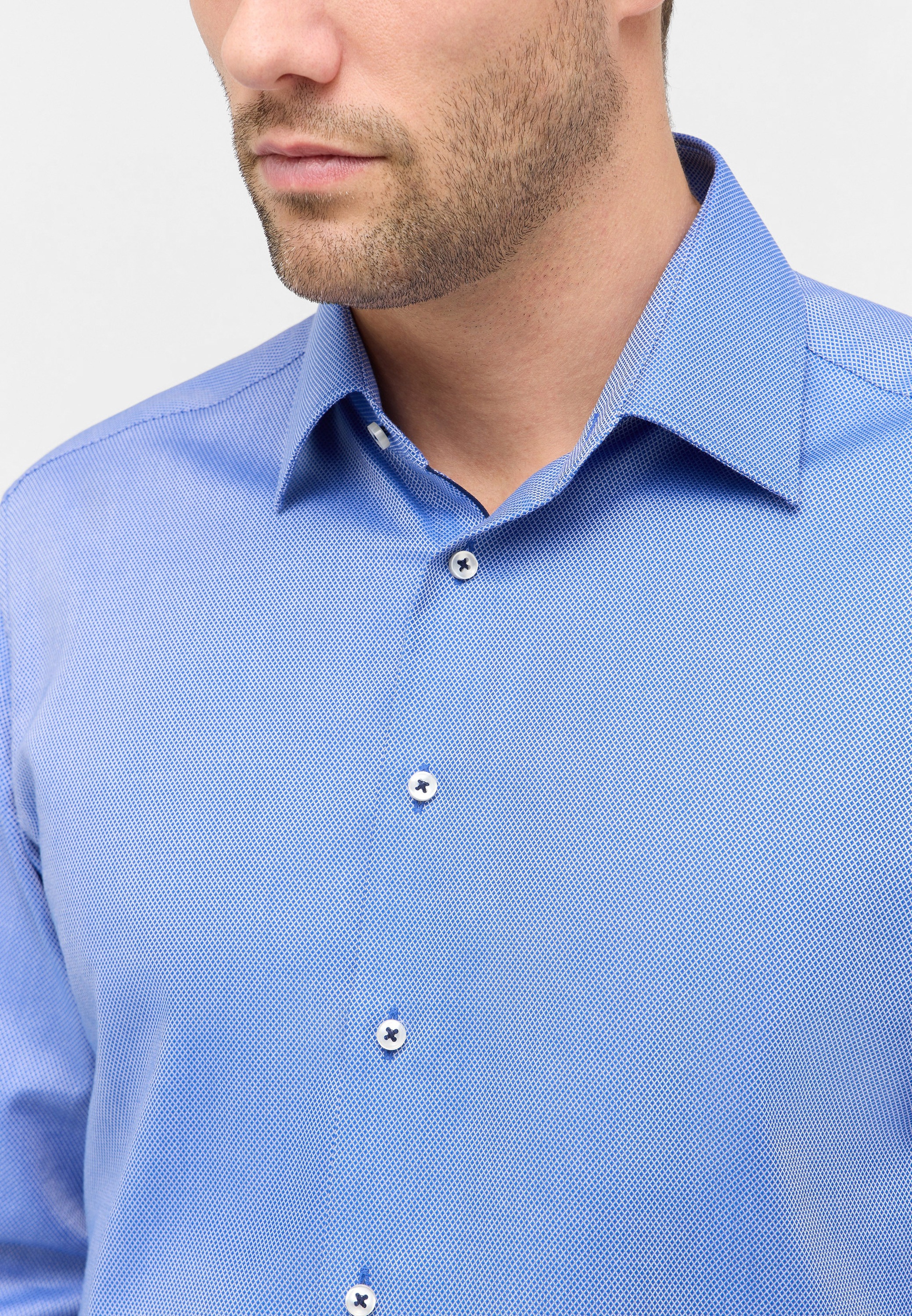 Thumbnail - Eterna Langarmhemd "MODERN FIT" NON IRON (bügelfrei)