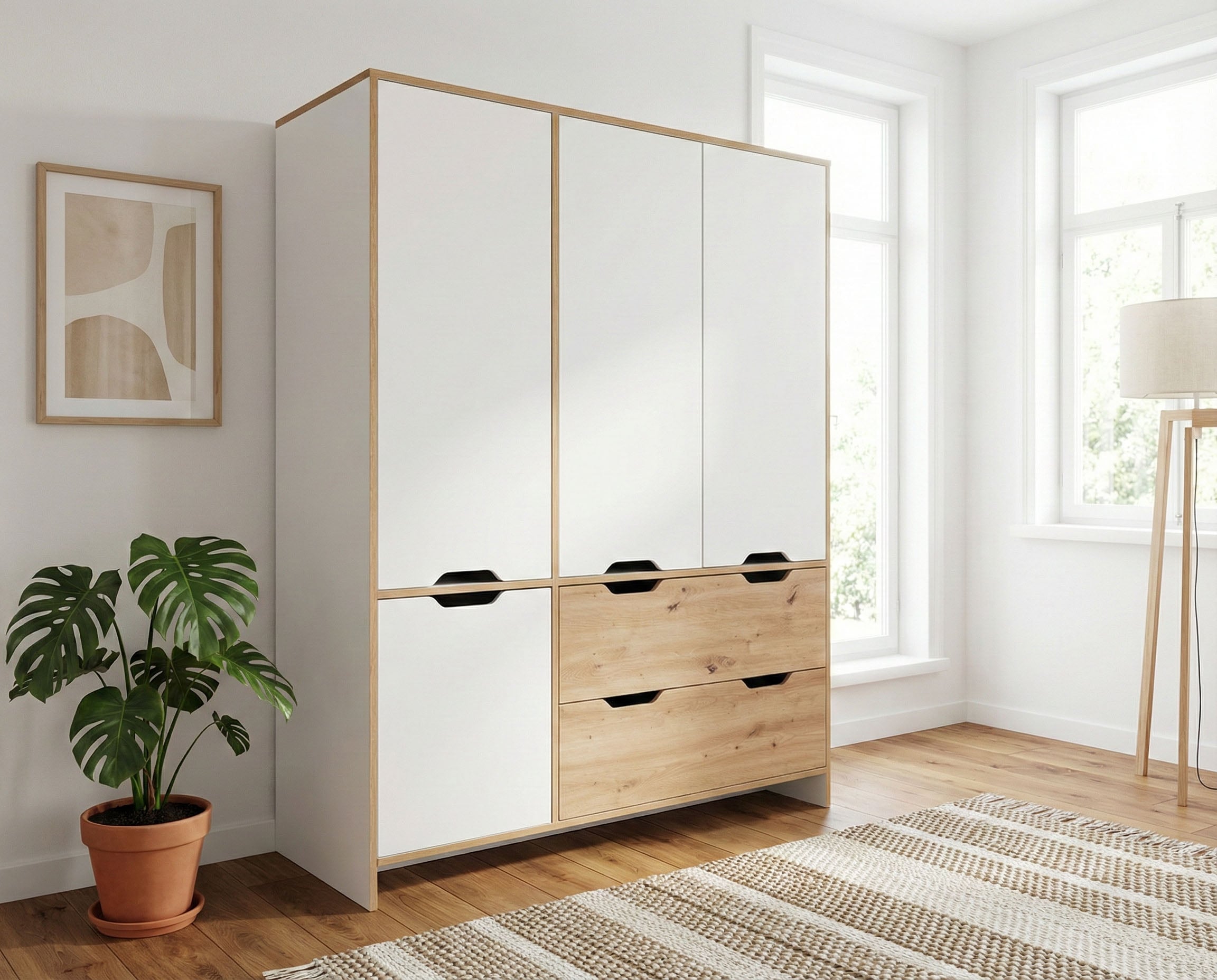 arthur berndt Kinderkleiderschrank »Kleiderschrank »Maxim« 4-türig«