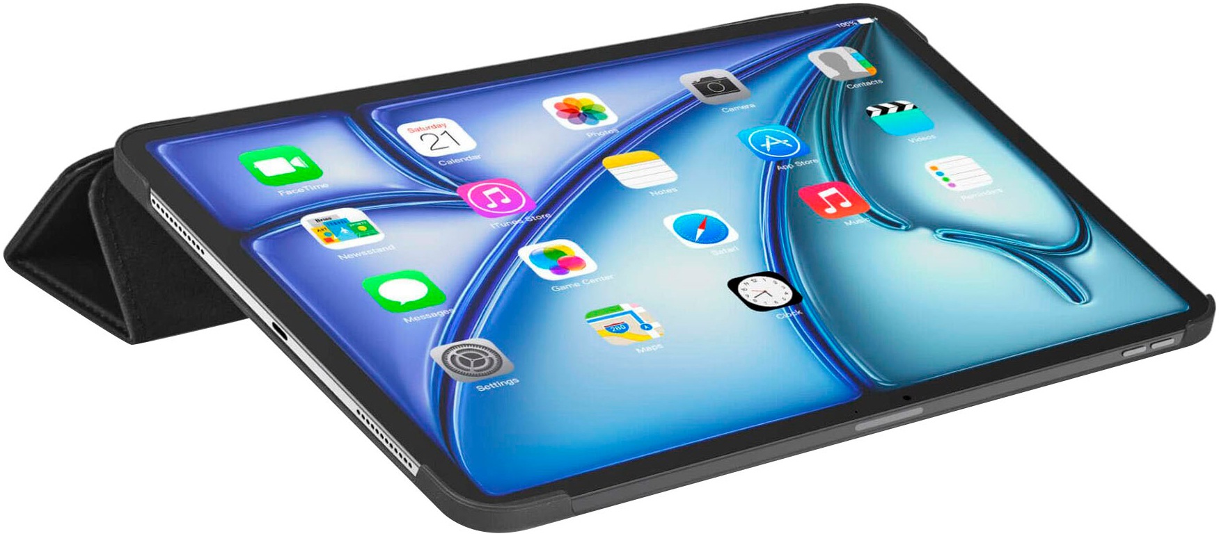 DECODED Tablet-Hülle »Textured Silicone Slim Cover 11'' iPad Air M2«, iPad Air 11", 28 cm (11 Zoll)