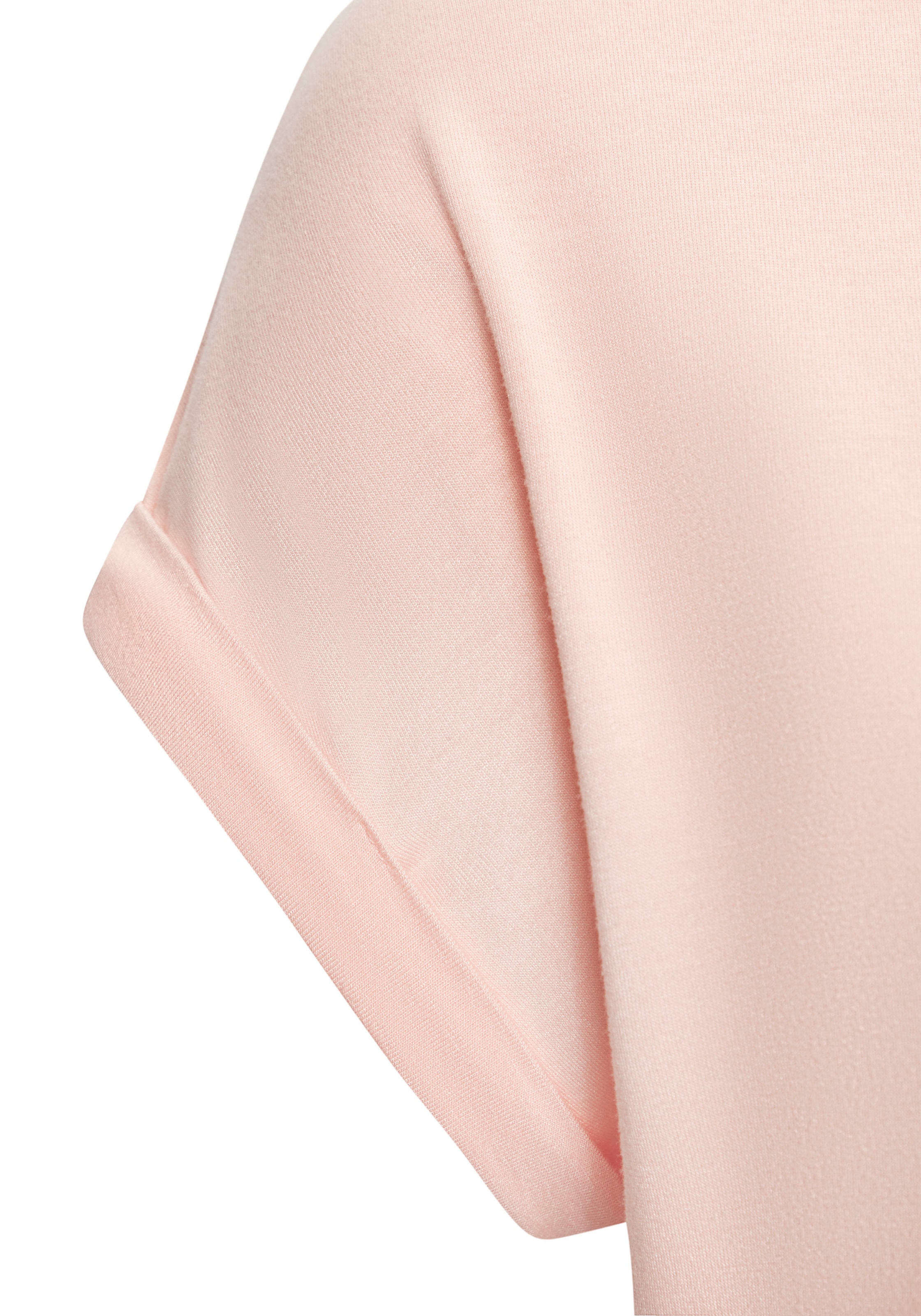LASCANA Kurzarmshirt »mit Lascana Herz Print«, aus weichem Viskose-Stretch