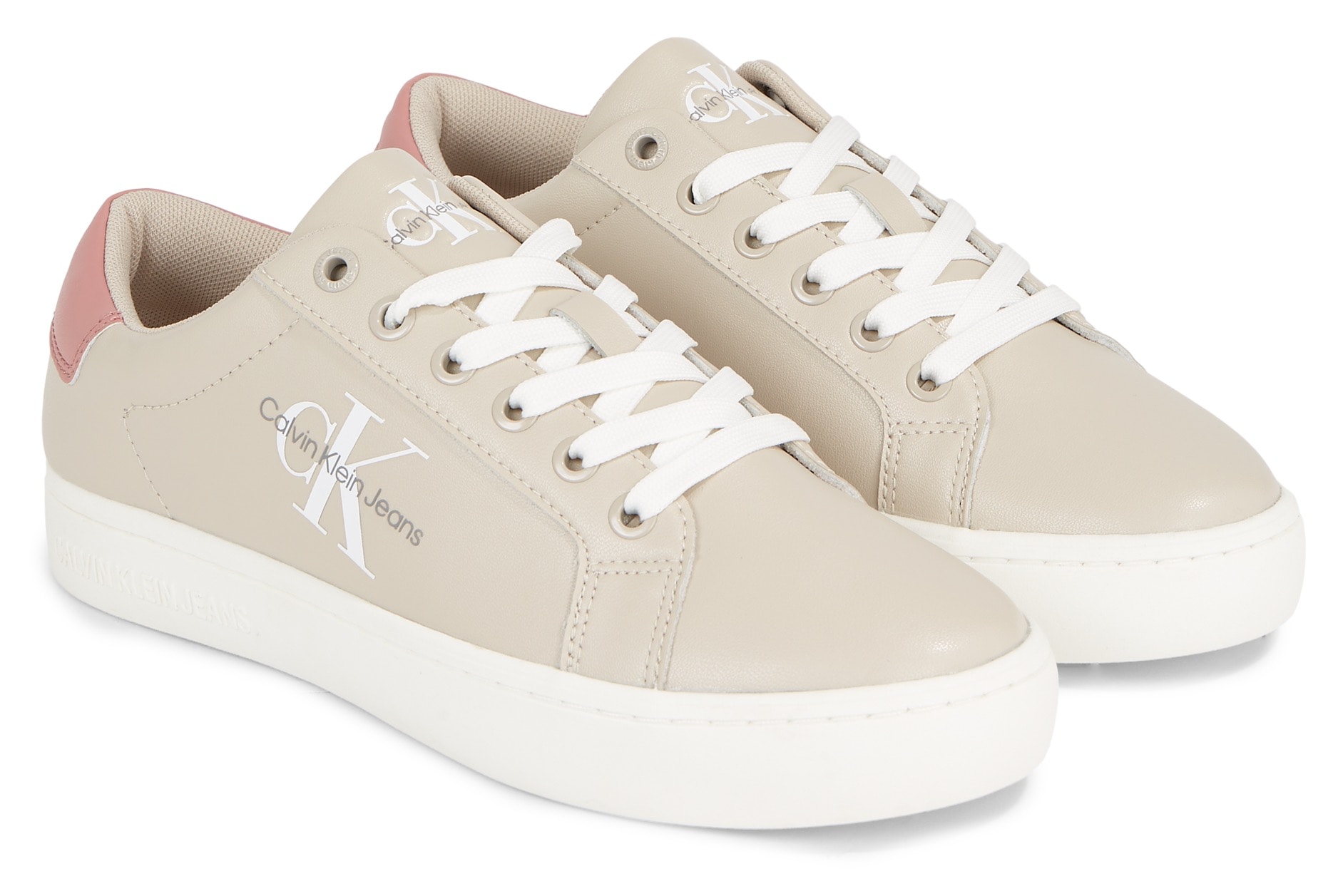 Calvin Klein Jeans Sneaker "CLASSIC CUPSOLE LACEUP LTH WN", mit seitlichem günstig online kaufen