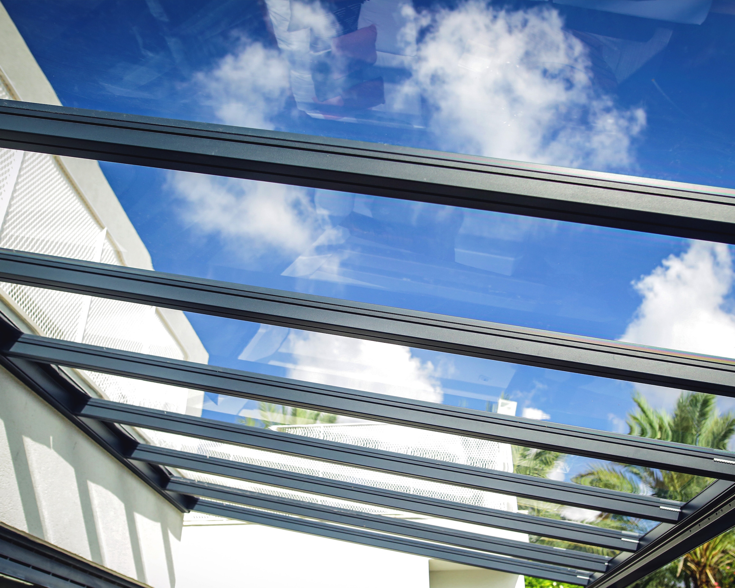 Palram - Canopia Terrassendach »Stockholm Alu Terrassenüberdachung«, einfache DIY Montage