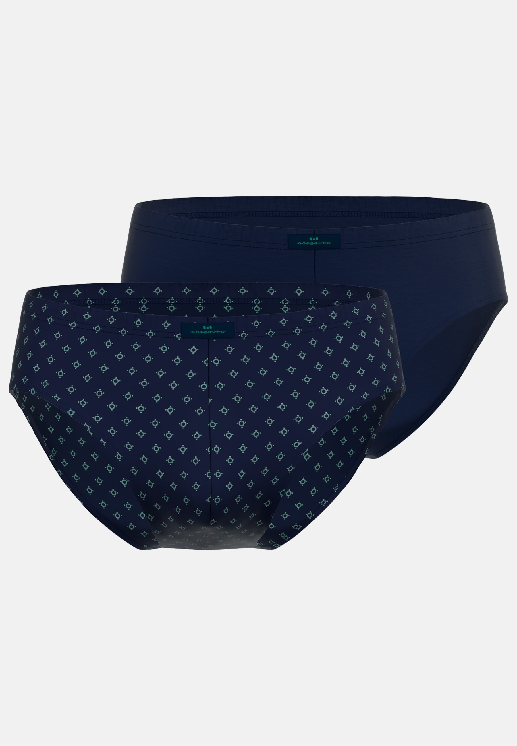 GÖTZBURG Slip "Bray", (2er Pack), mit Muster, atmungsaktiv, Baumwollmix, we günstig online kaufen