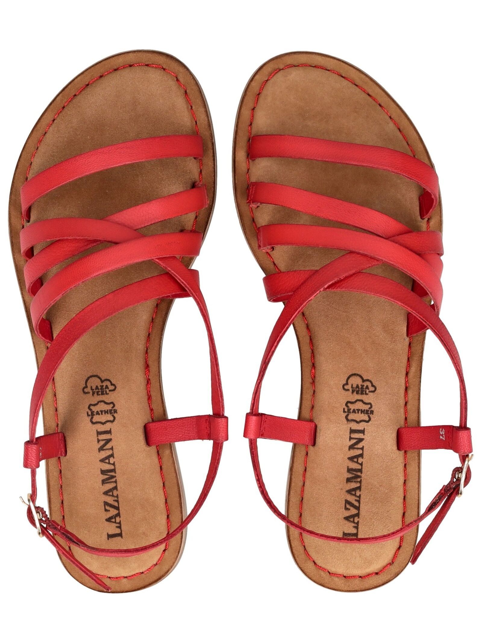 Lazamani Riemchensandale »Lazamani Sandalen Leder/Textil«
