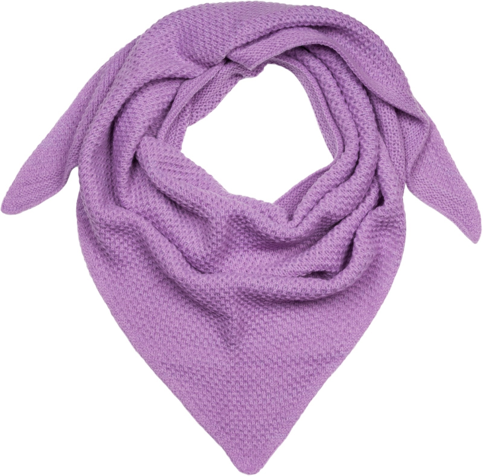 styleBREAKER Strickschal "Strick Dreiecktuch Reiskorn Strickmuster" 1 Stk.