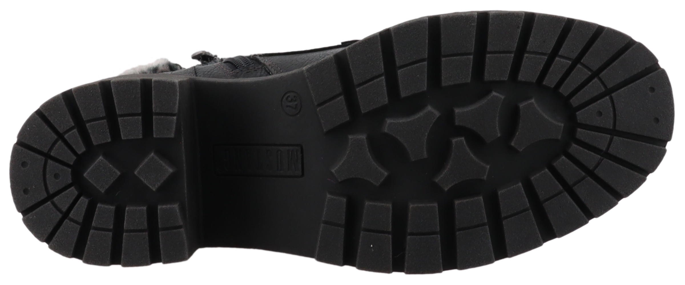 Thumbnail - Mustang Shoes Winterstiefelette "Leila" Winterstiefel mit Kunstfellkragen und Blockabsatz