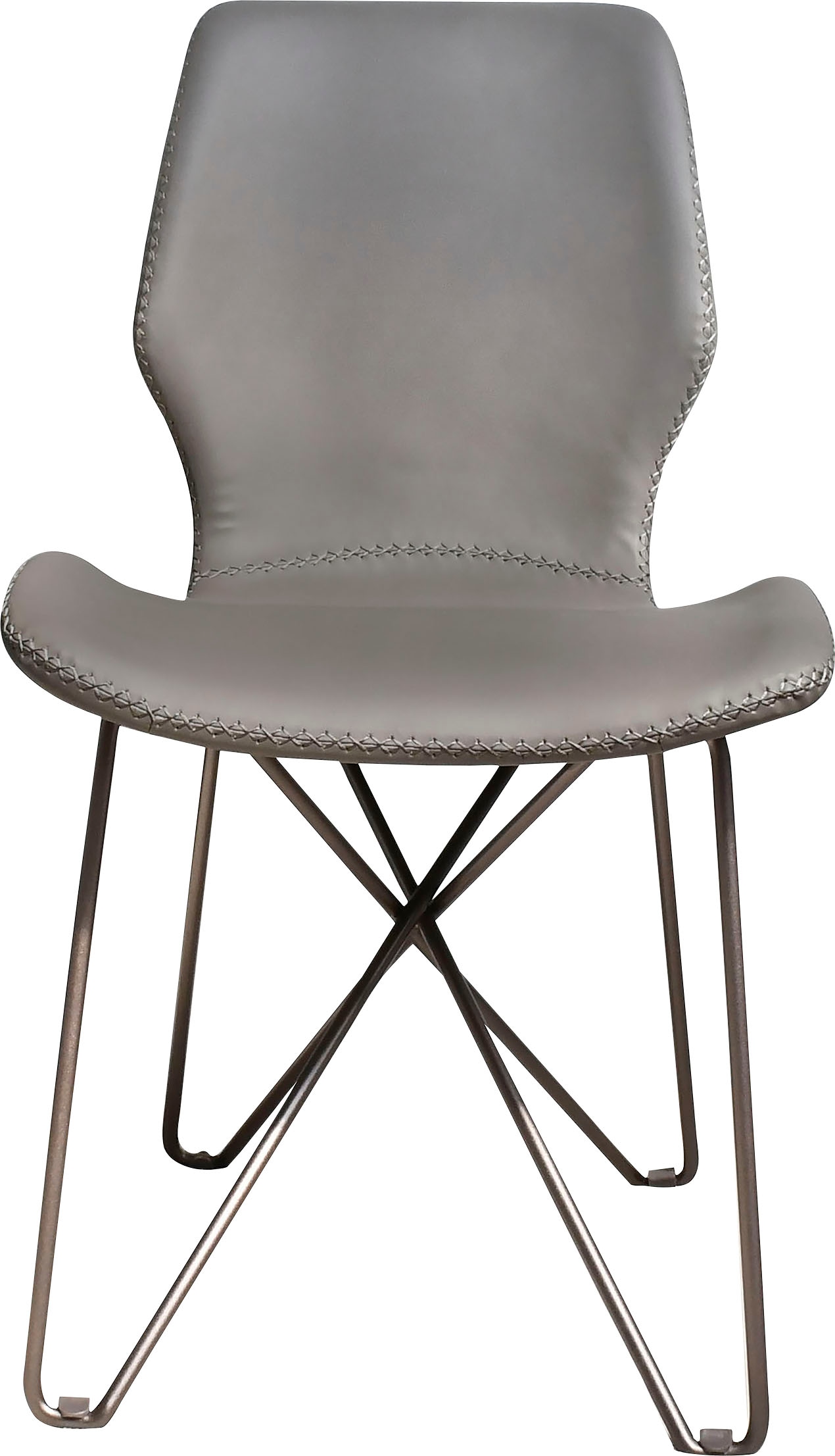 Leonique Esszimmerstuhl "Layla" () Polyester Esszimmerstuhl, grau, Schalens günstig online kaufen