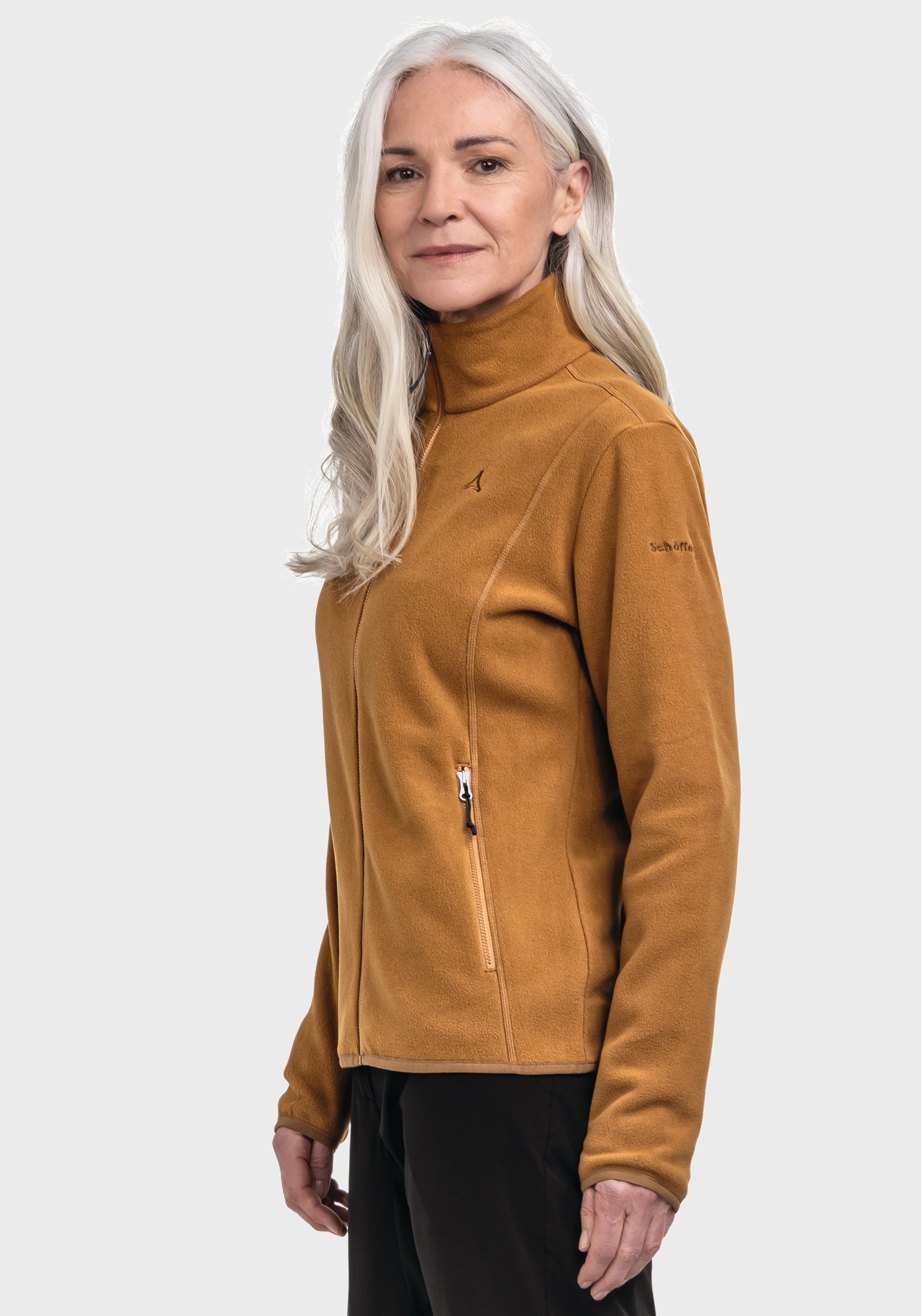 Schöffel Fleecejacke »Hiking Fleece Jk Style Ash WMS«, ohne Kapuze
