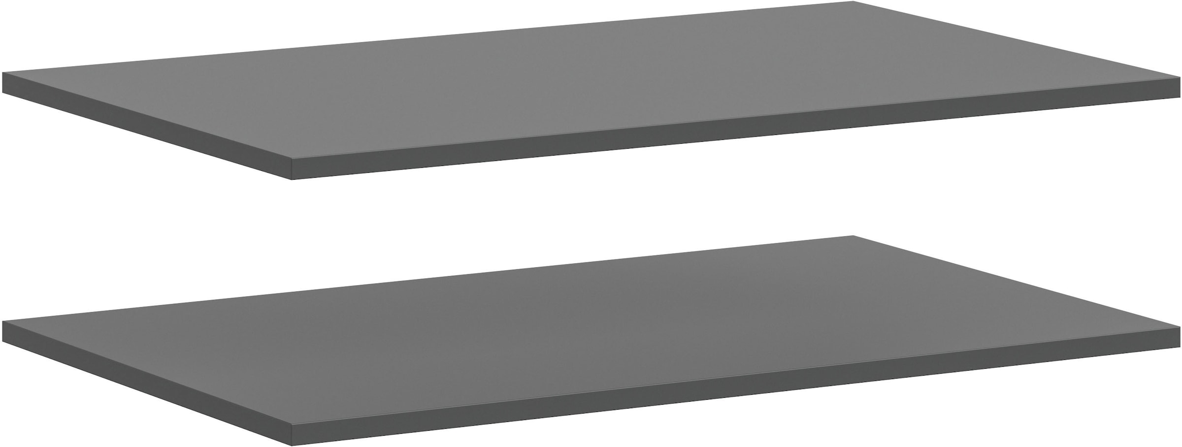 Einlegeboden HOME AFFAIRE, B:78cm H:1,6cm T:48cmanthrazit, Spanplatte, Einlegeböden, "Skarde, Einlegeböden 78 cm", Skarde, Einlegeboden 2er Set, 78 cm