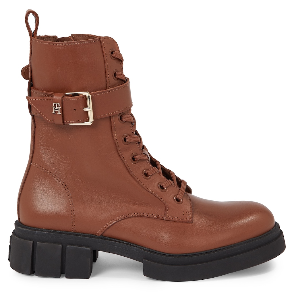 Tommy Hilfiger Bikerboots »COOL FEMININE BIKERBOOT«, mit schöner Zierschnalle