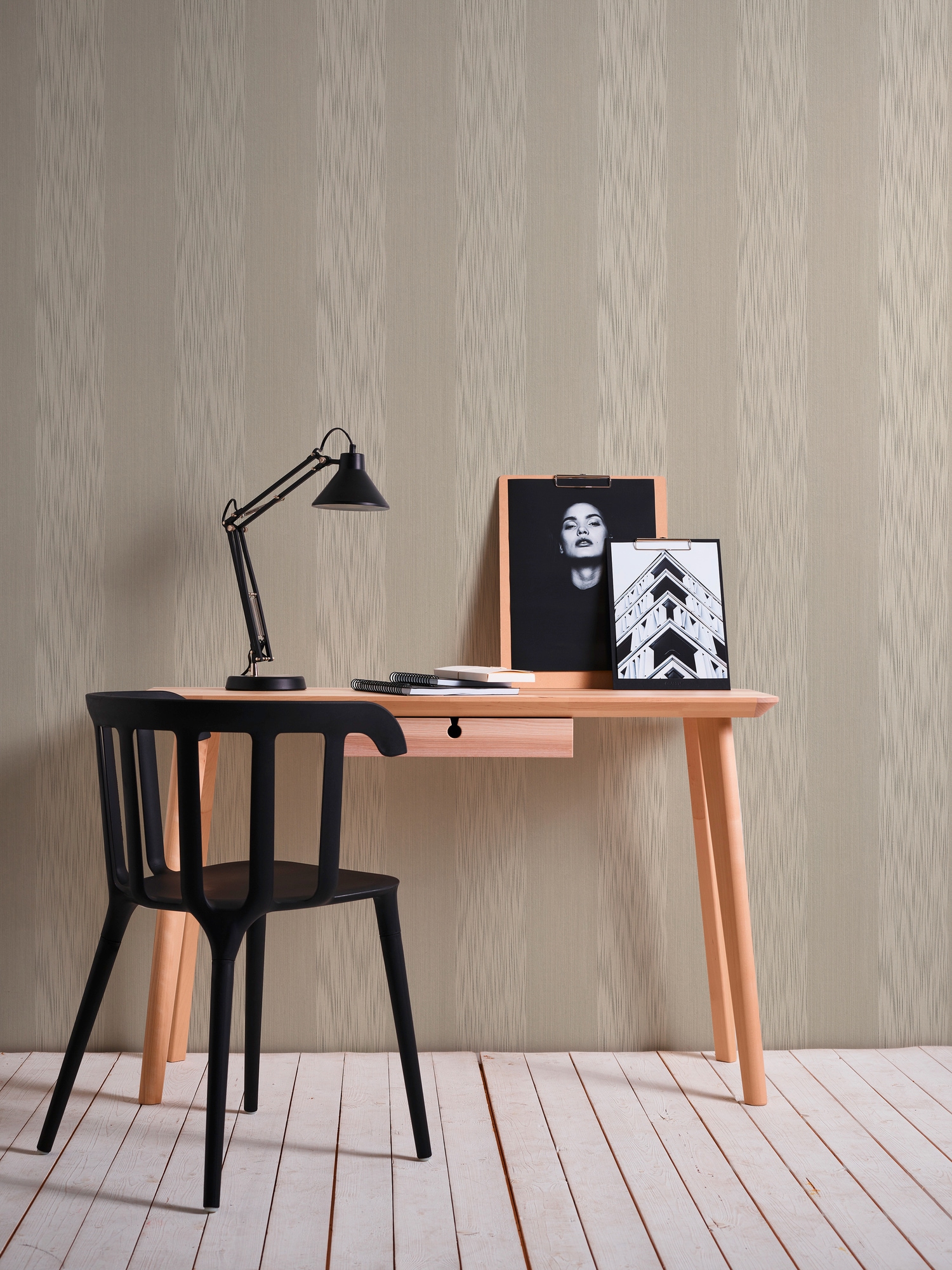 Architects Paper Textiltapete »Tessuto« geometrisch | gestreift | mehrfarbig samtig Tapete Streifen Tapeten Wohnzimmer Schlafzimmer Küche modern Design