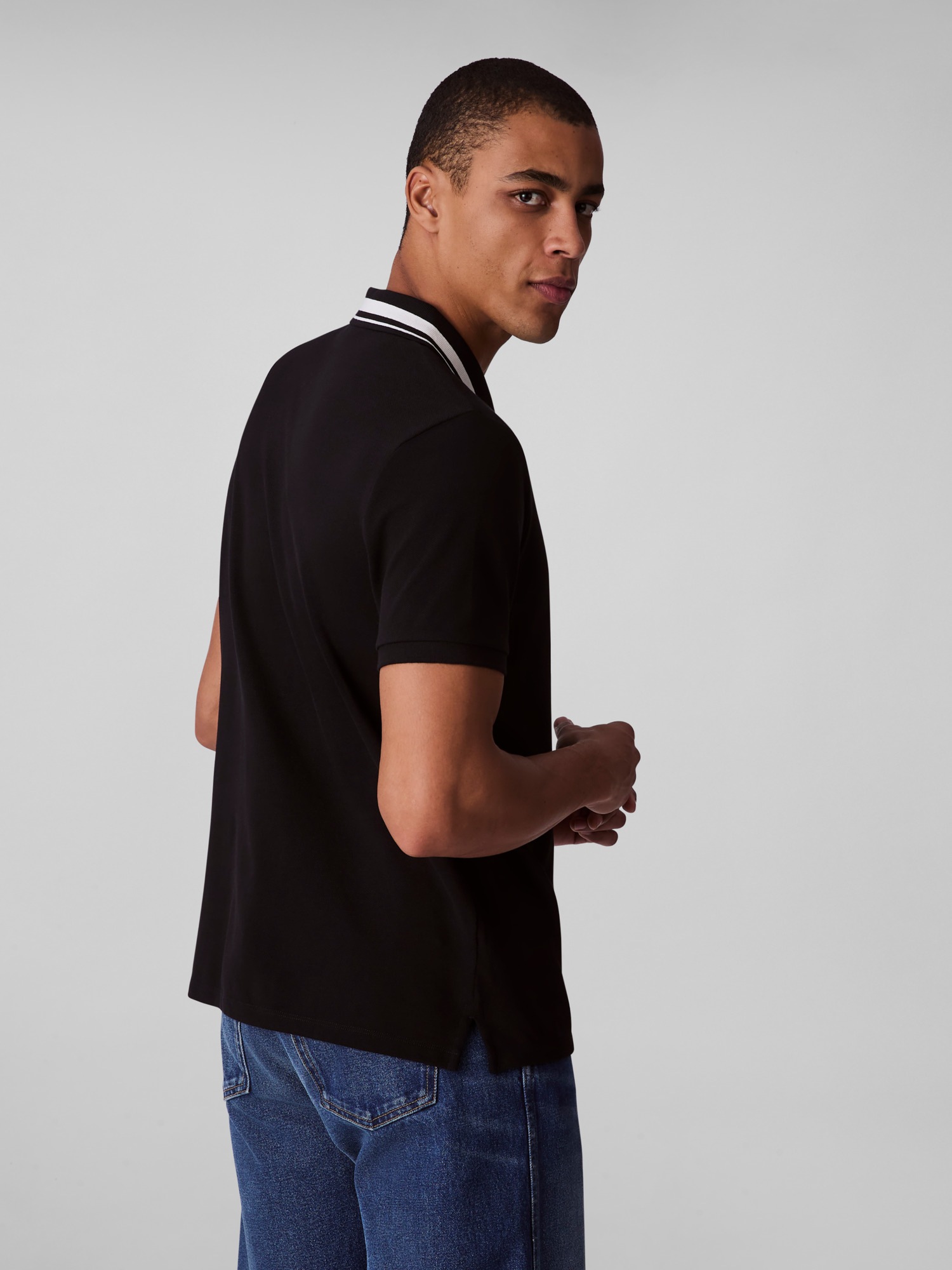 Thumbnail - Calvin Klein Jeans Poloshirt "SS CSL PQ CLSSC TPPD" Mit Rundhalsausschnitt