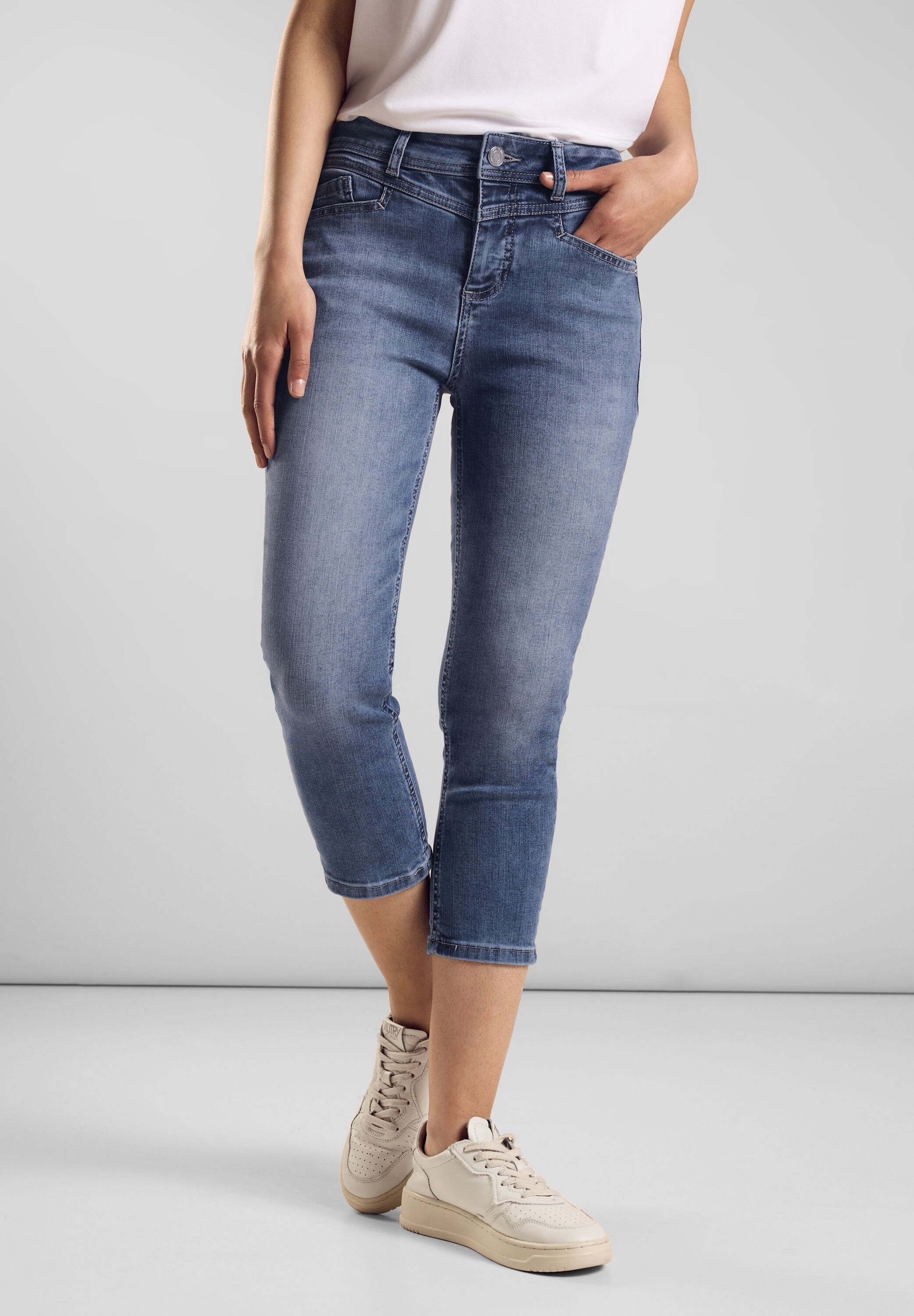 STREET ONE 3/4-Jeans, High Waist günstig online kaufen