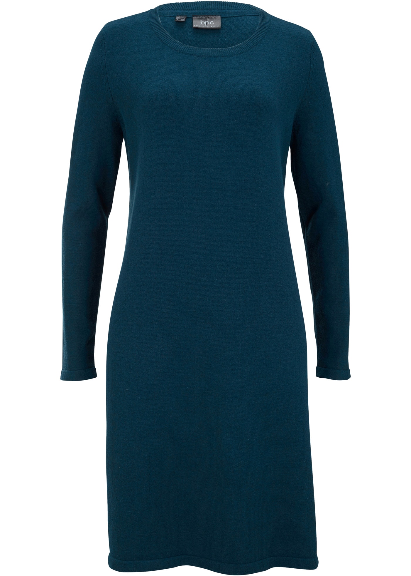 bonprix Strickkleid Strickkleid mit recycelter Baumwolle