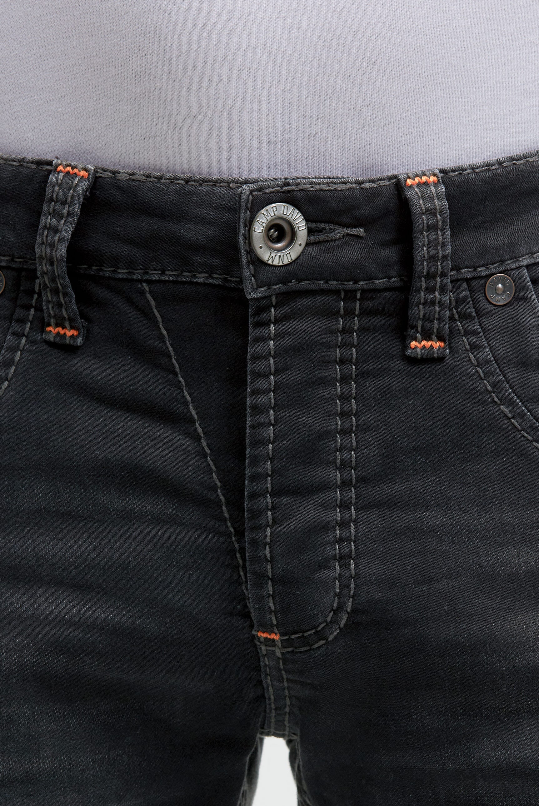 CAMP DAVID Jeansshorts mit normaler Leibhöhe