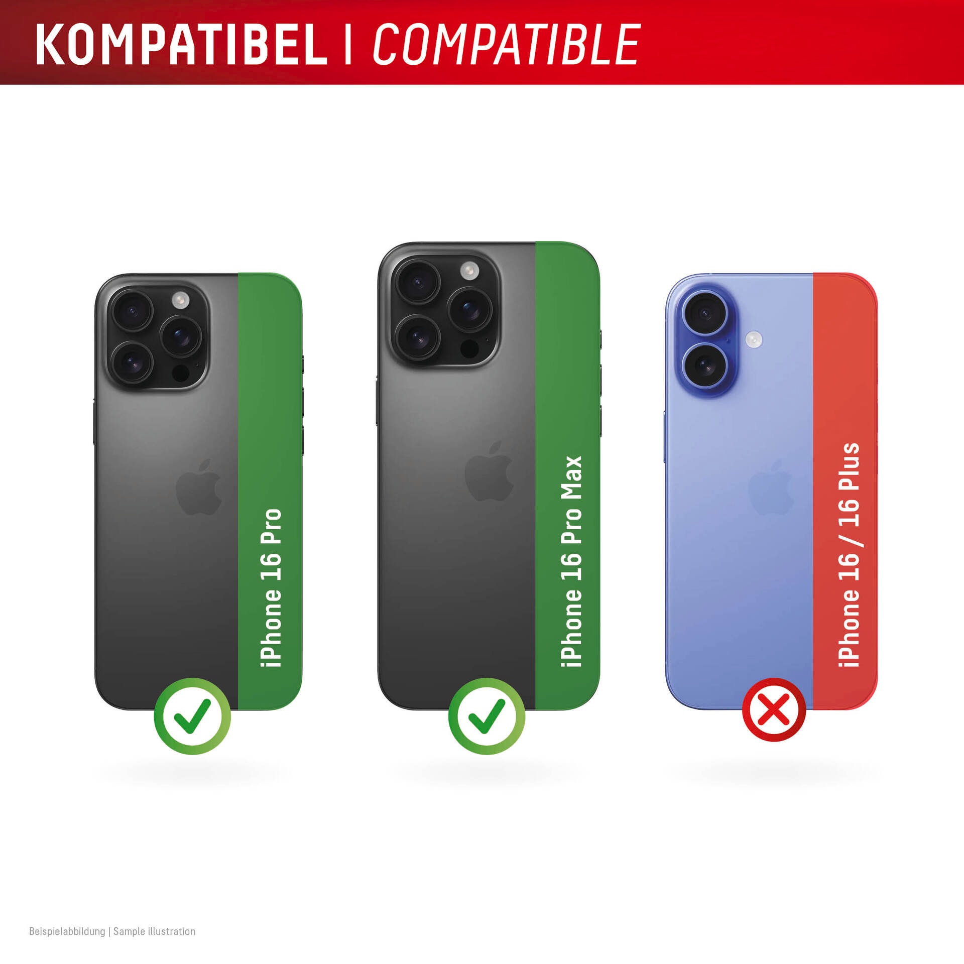 Displex Kameraschutzglas »Camera Lens Glass Single Glass Ring Protector«, für Apple iPhone 16 Pro-Apple iPhone 16 Pro Max, (Packung, 2x Einzellinsen-Schutzringe), Objektivschutz, Kameraschutz, kratz- & stoßfest