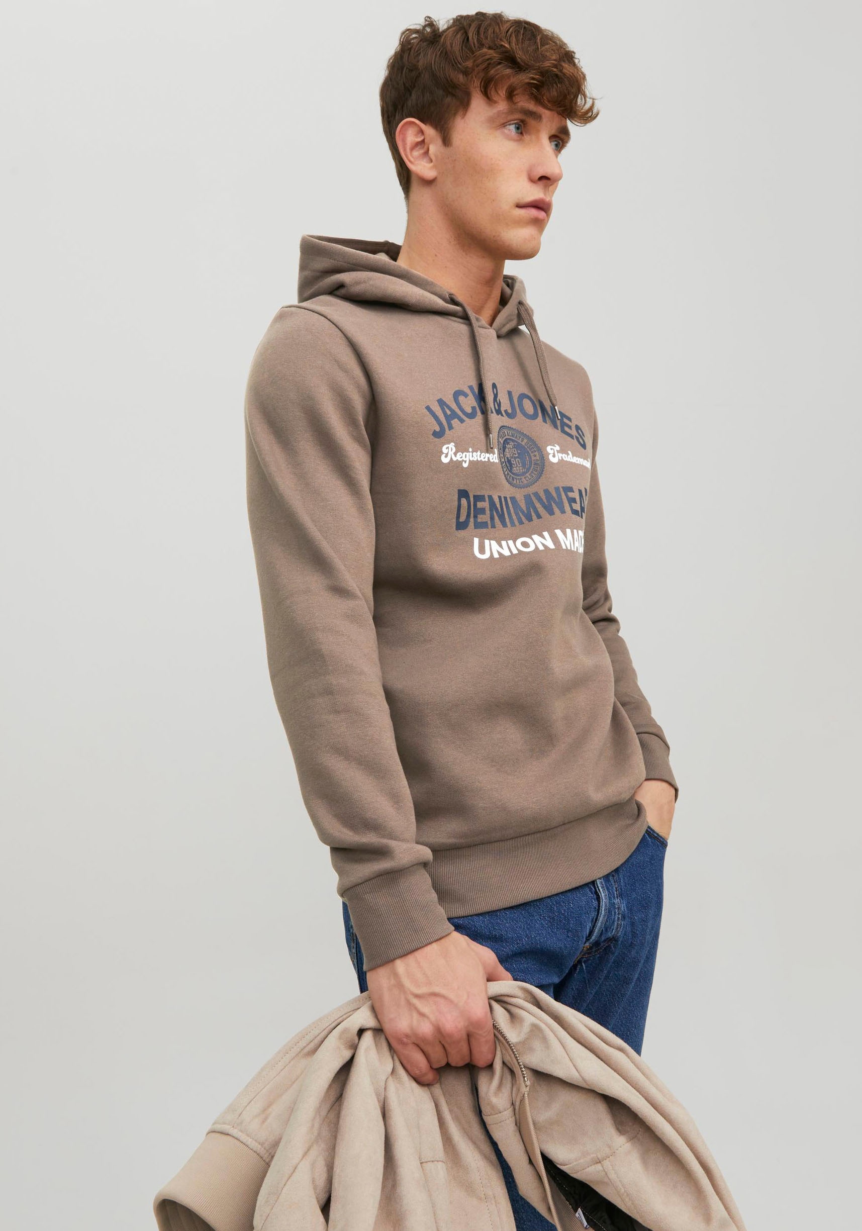 Jack & Jones Kapuzensweatshirt "LOGO SWEAT HOOD" günstig online kaufen