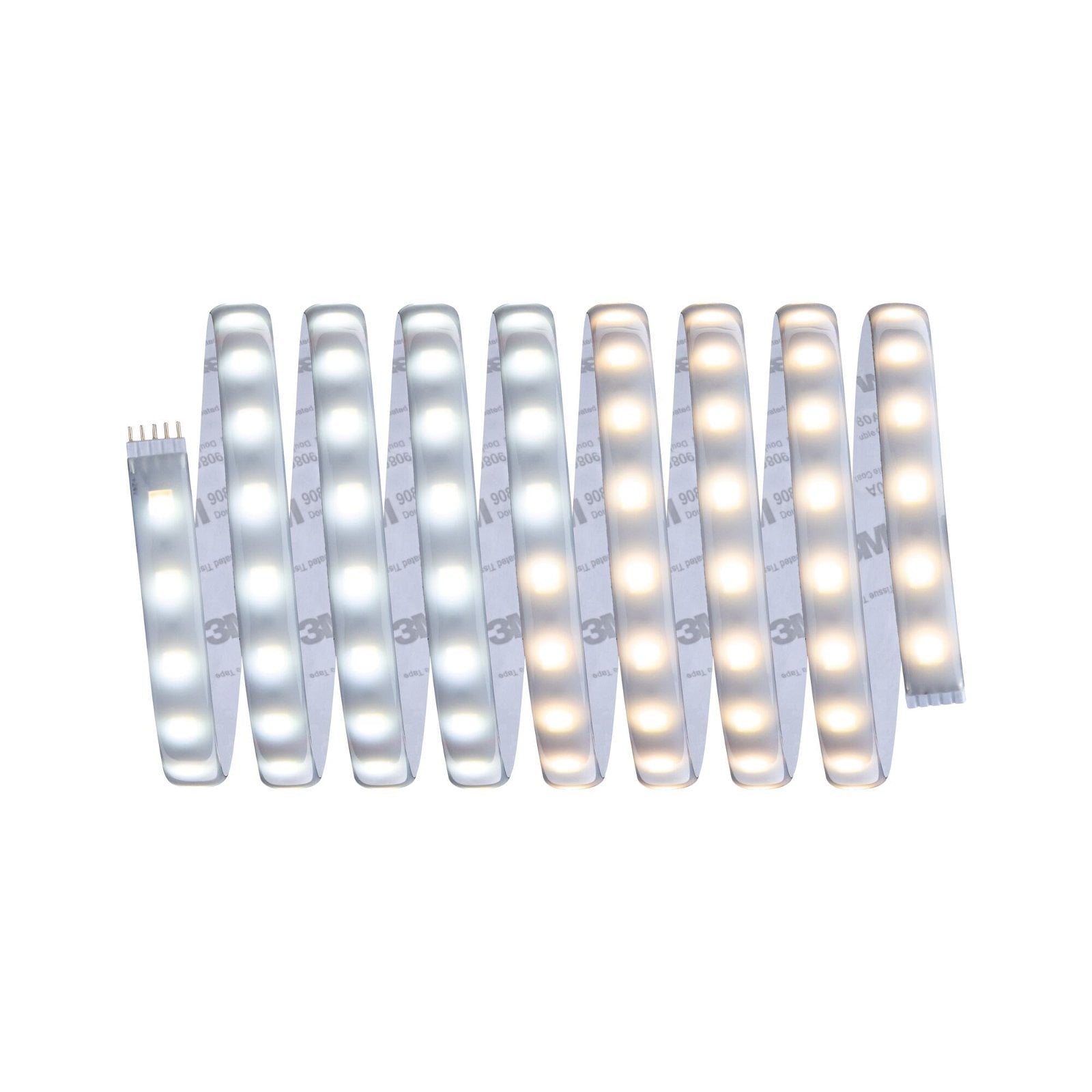 Paulmann LED-Streifen »MaxLED 500 Basisset 3m 20W 230/24V 36VA Silber Kunststoff«, 1 St.-flammig, IP44 Cover 2700K-6500K TunableWhite