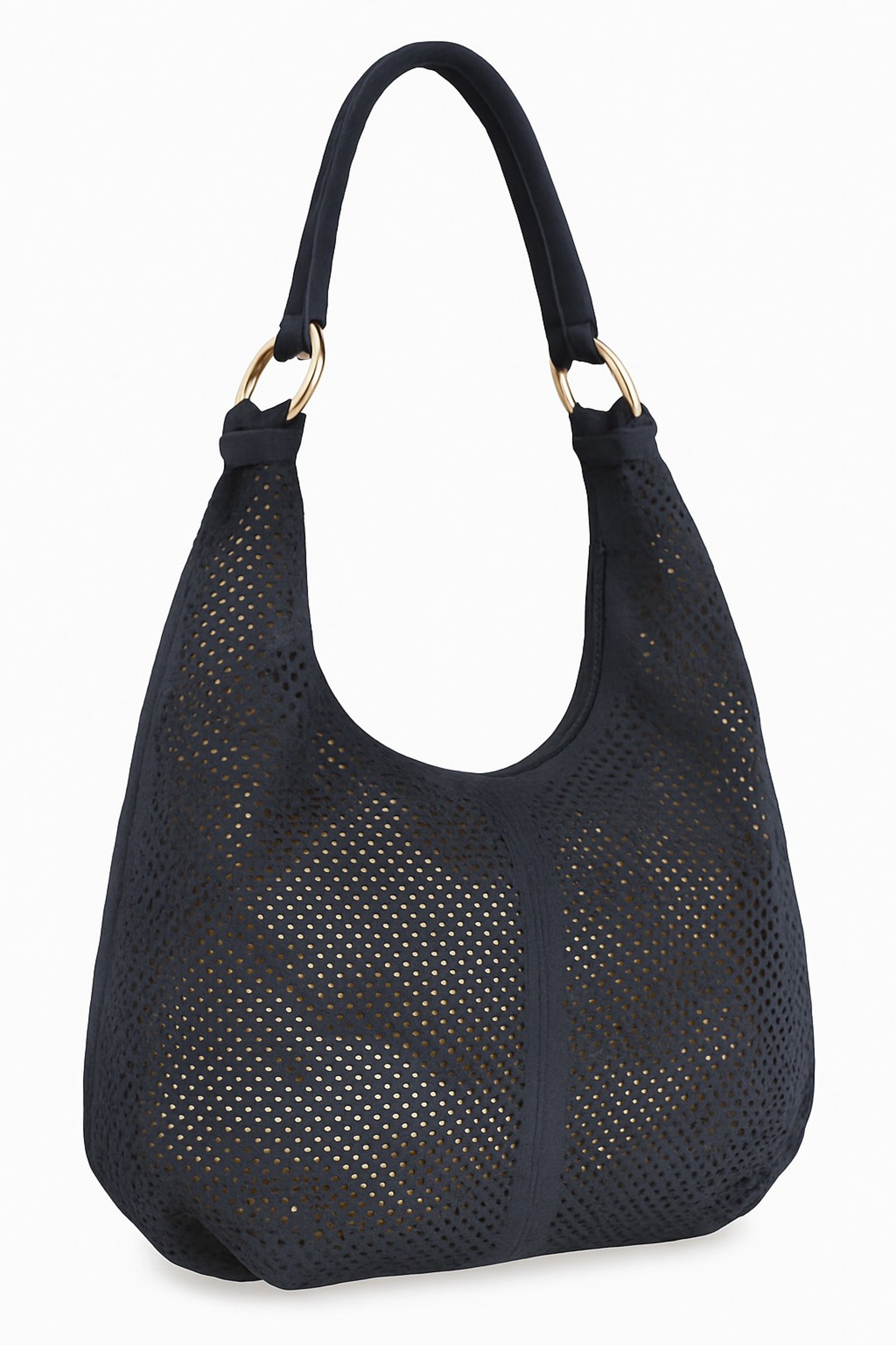 COLLEZIONE ALESSANDRO Schultertasche »Midnight Luxe«, aus Leder mit Laser-Lochung