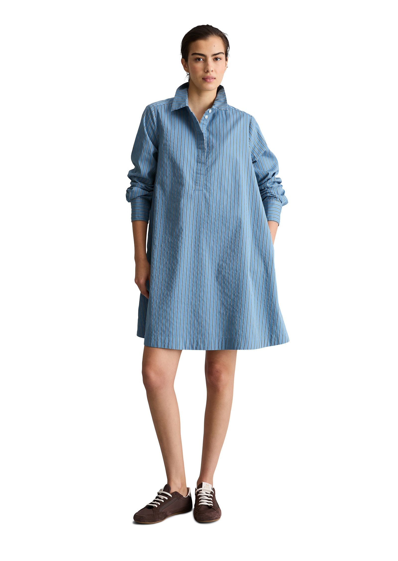 Marc O'Polo DENIM Hemdblusenkleid »aus Organic Cotton-Lyocell-Mix«
