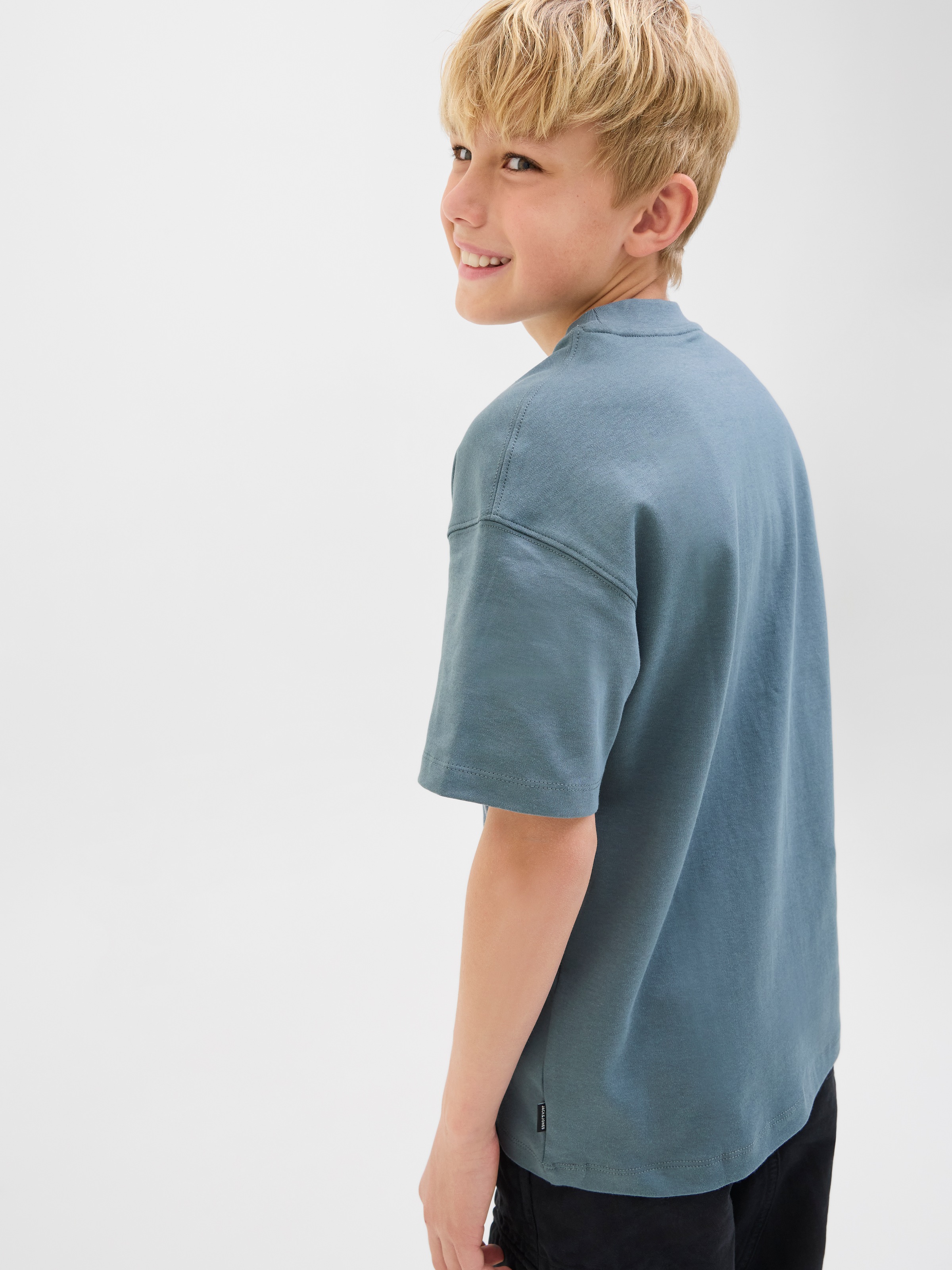 Jack & Jones Junior Rundhalsshirt »JJEURBAN bequem, pflegeleicht, modisch«, unifarben, modisch, loose fit, Jersey, Rundhals