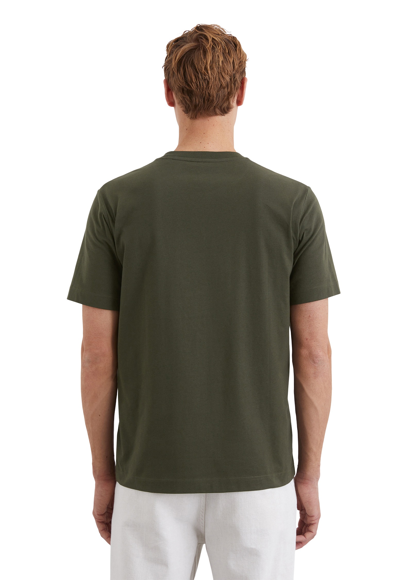 Marc O'Polo T-Shirt, mit tonigem Label-Print vorne