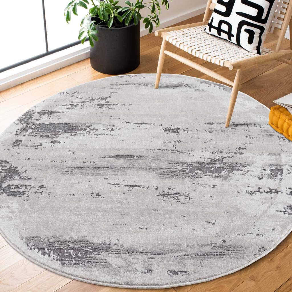 Carpet City Teppich "Chic" rund 11 mm Höhe Kurzflor, Vintage-Optik, Weicher günstig online kaufen
