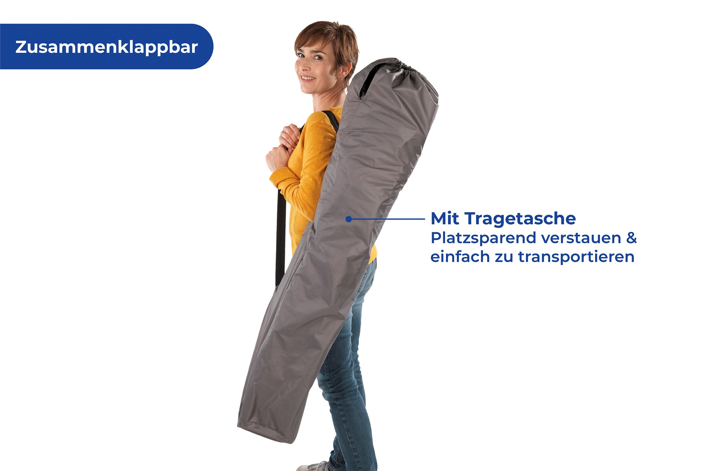 Maximex Campingstuhl »Falt-Schaukelstuhl«, für drinnen & draußen