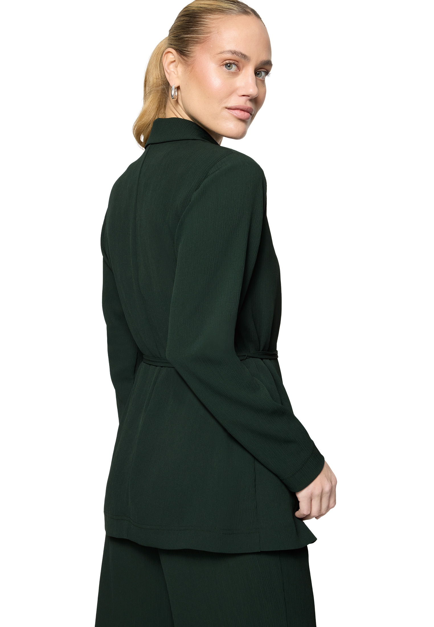 Zero Jackenblazer »Damen strukturiert mit Bindedetail« Schnalle