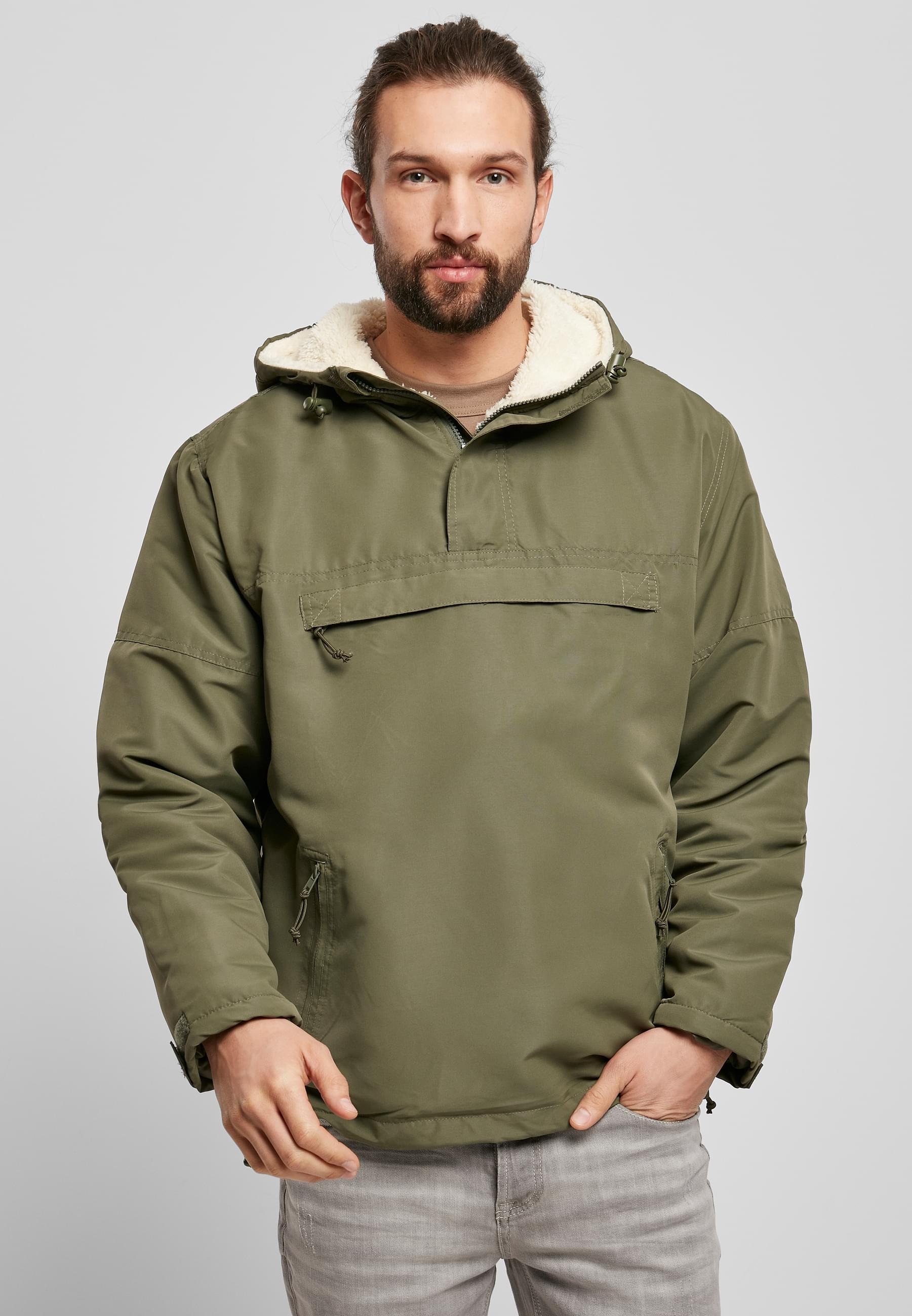 Brandit Allwetterjacke »Brandit Herren Windbreaker Sherpa«, (1 St.), mit Kapuze
