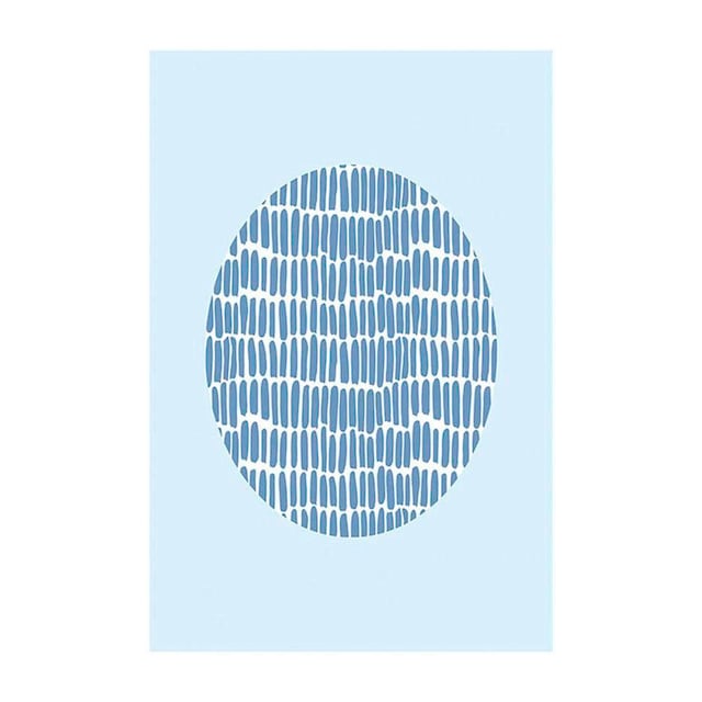 Komar Poster »Shelly Patterns Blue«, Formen-Kunst, Höhe: 40cm bestellen |  BAUR