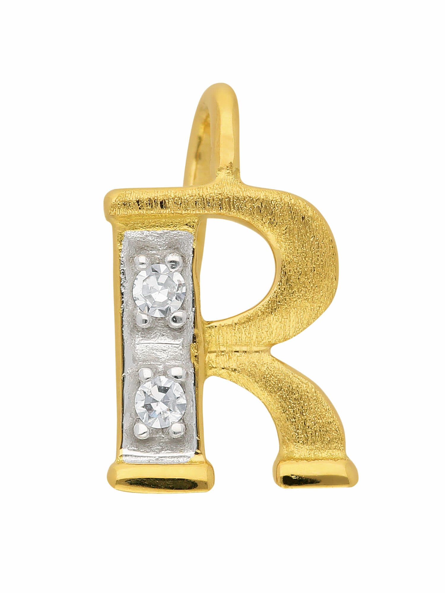 Adelia´s Buchstabenanhänger »585 Goldschmuck mit Herren Diamant« Gold mit für Buchstabenanhänger Damen & Diamant