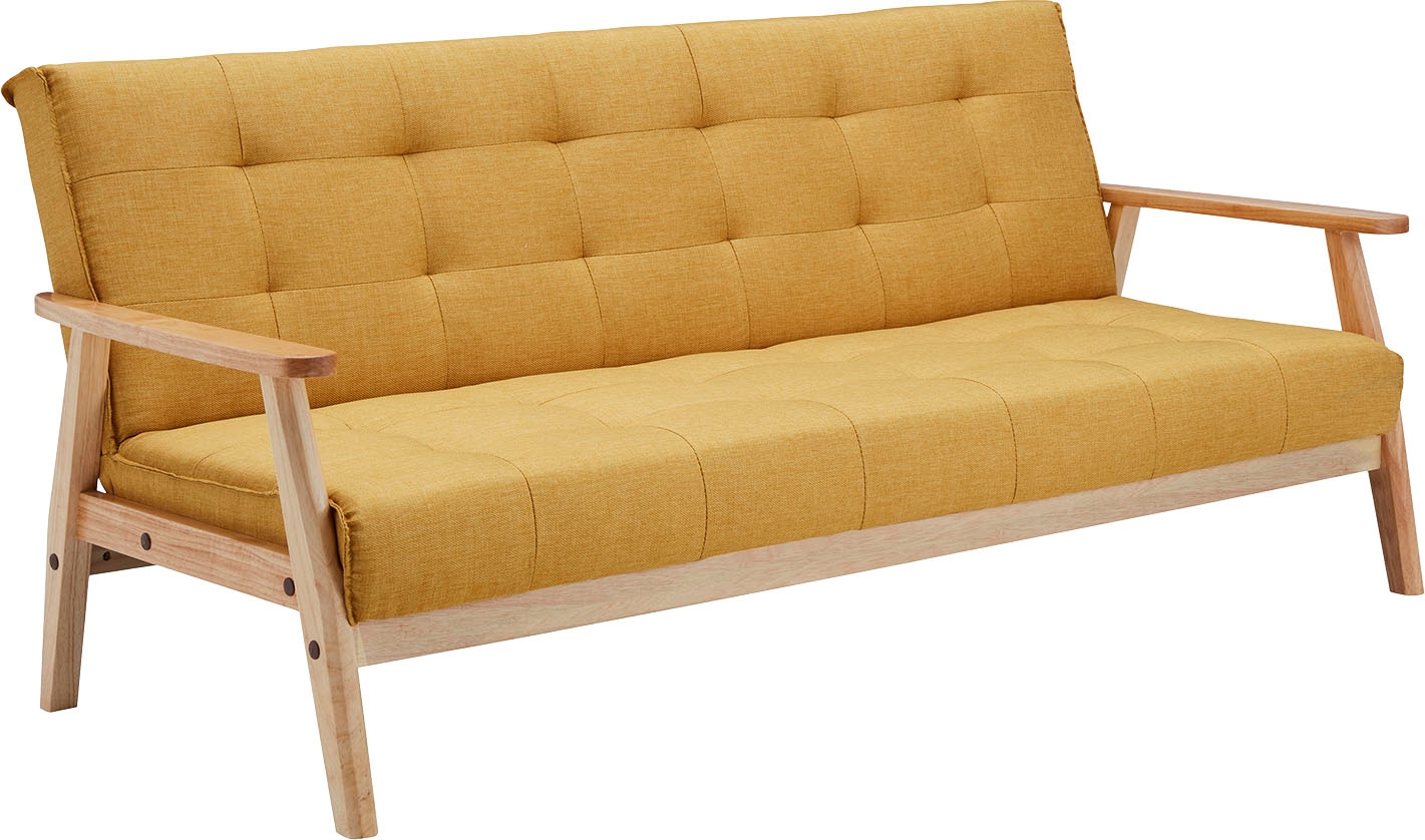 SalesFever Schlafsofa "Skagen 3-Sitzer Schlafsofa", Holzgestell Sofa: Entsp günstig online kaufen