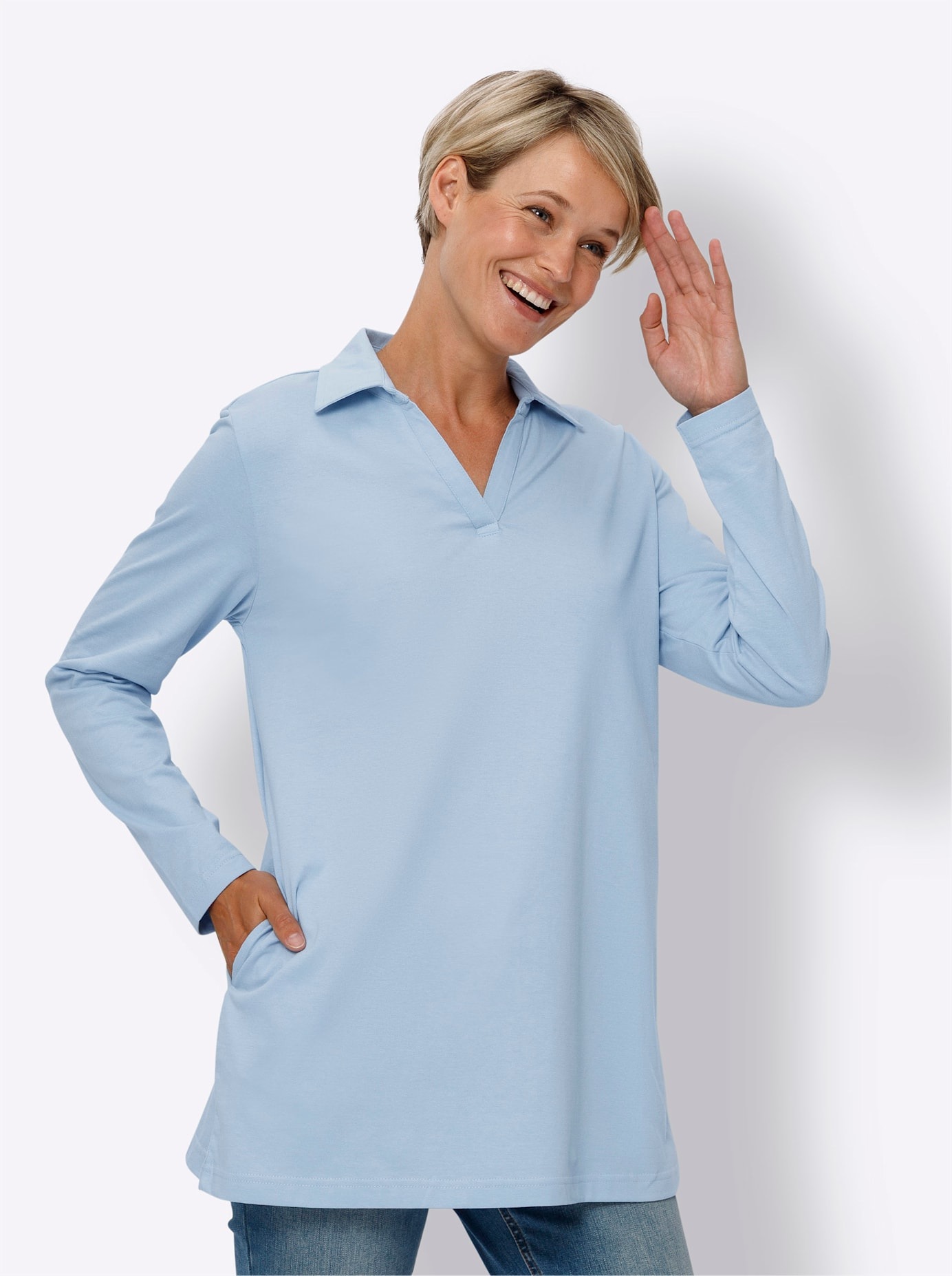 Classic Basics Langarmshirt "Longshirt", 1 Stk. günstig online kaufen