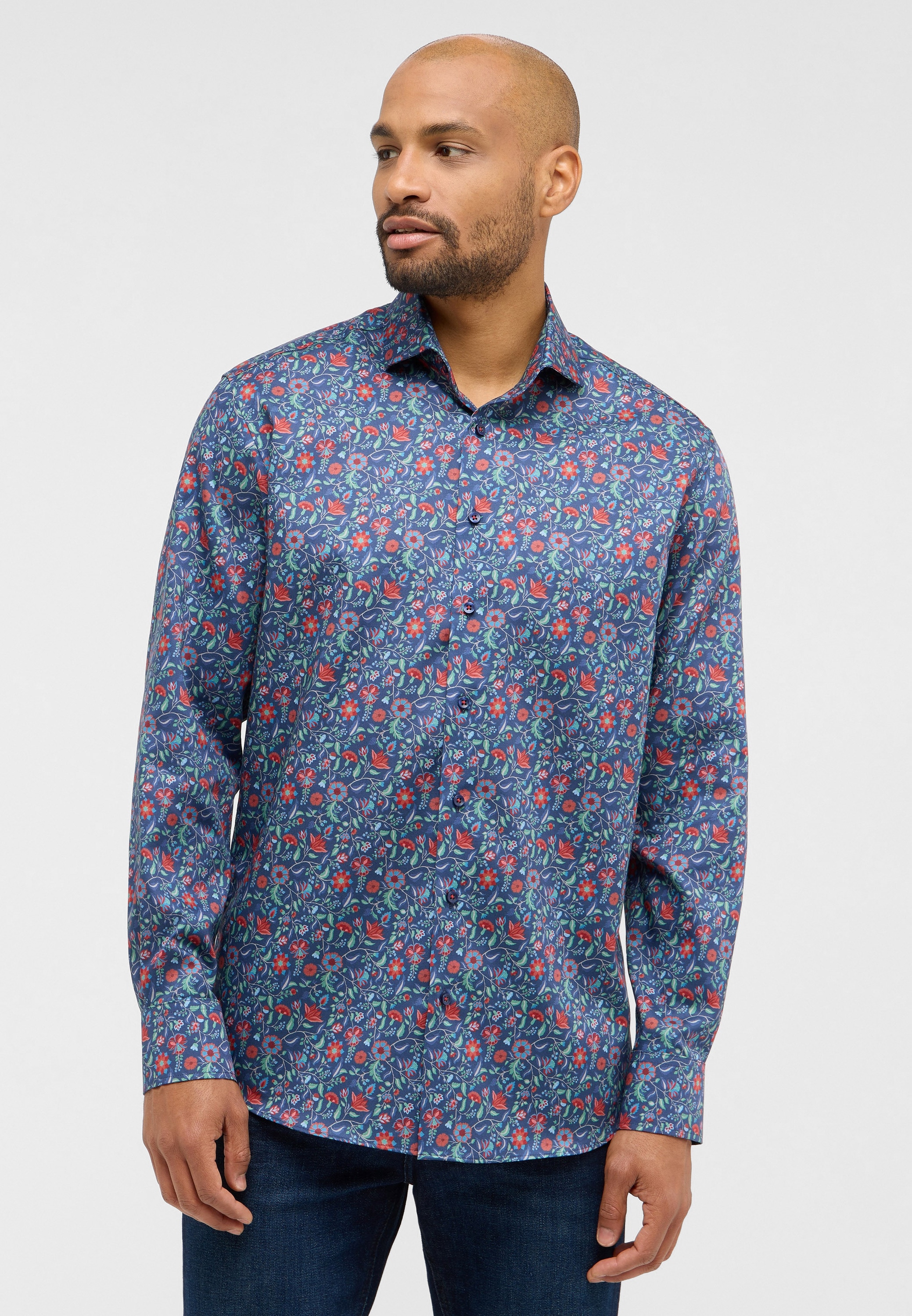 Eterna Langarmhemd "MODERN FIT", NON IRON (bügelfrei) günstig online kaufen