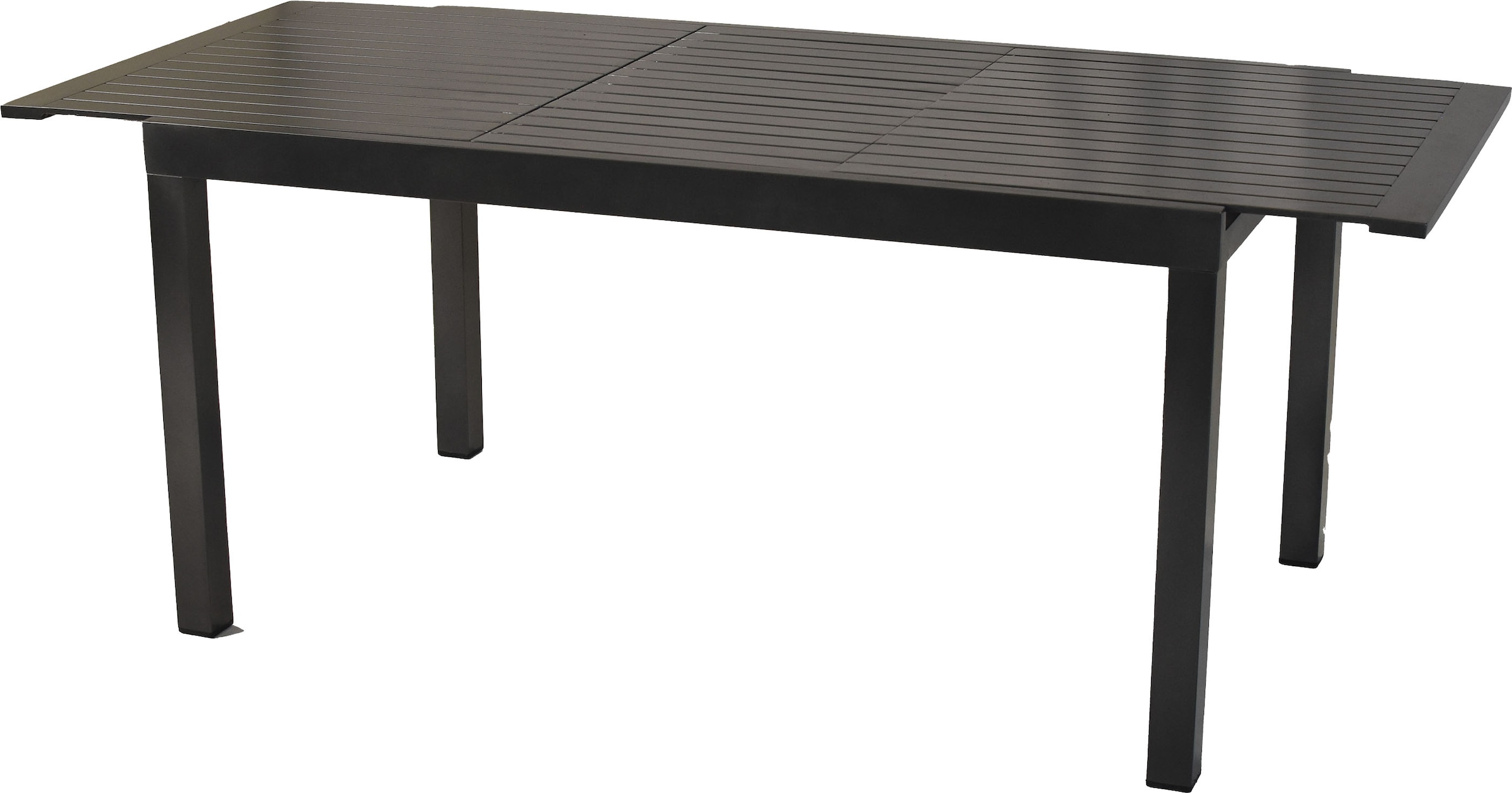 MERXX Garten-Essgruppe »Siros« Set, 9 tlg. inkl. 4 Sessel, 4 Auflagen, 1 Ausziehtisch