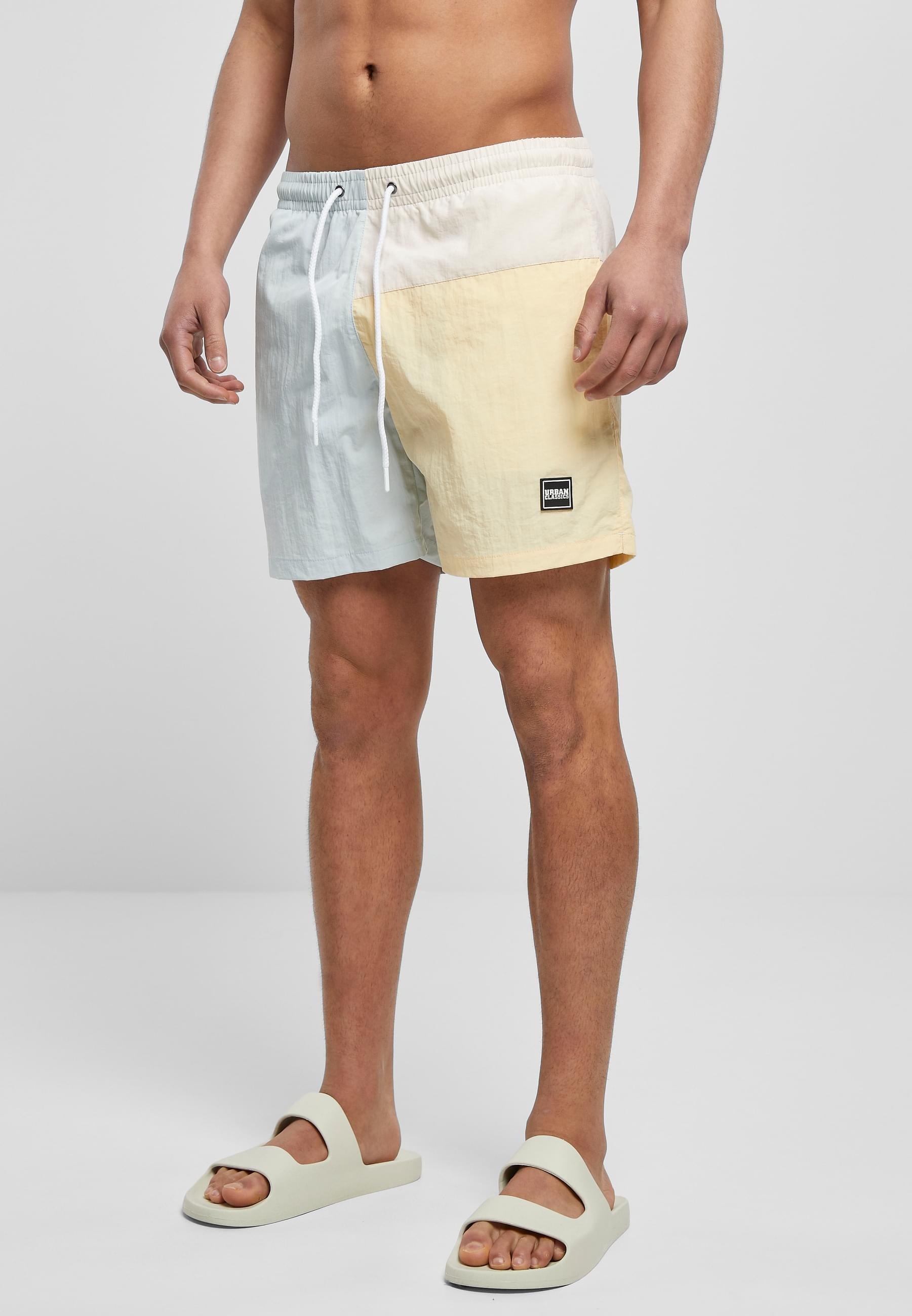 URBAN CLASSICS Badeshorts »Urban Classics Herren 3 Block Swim Shorts«