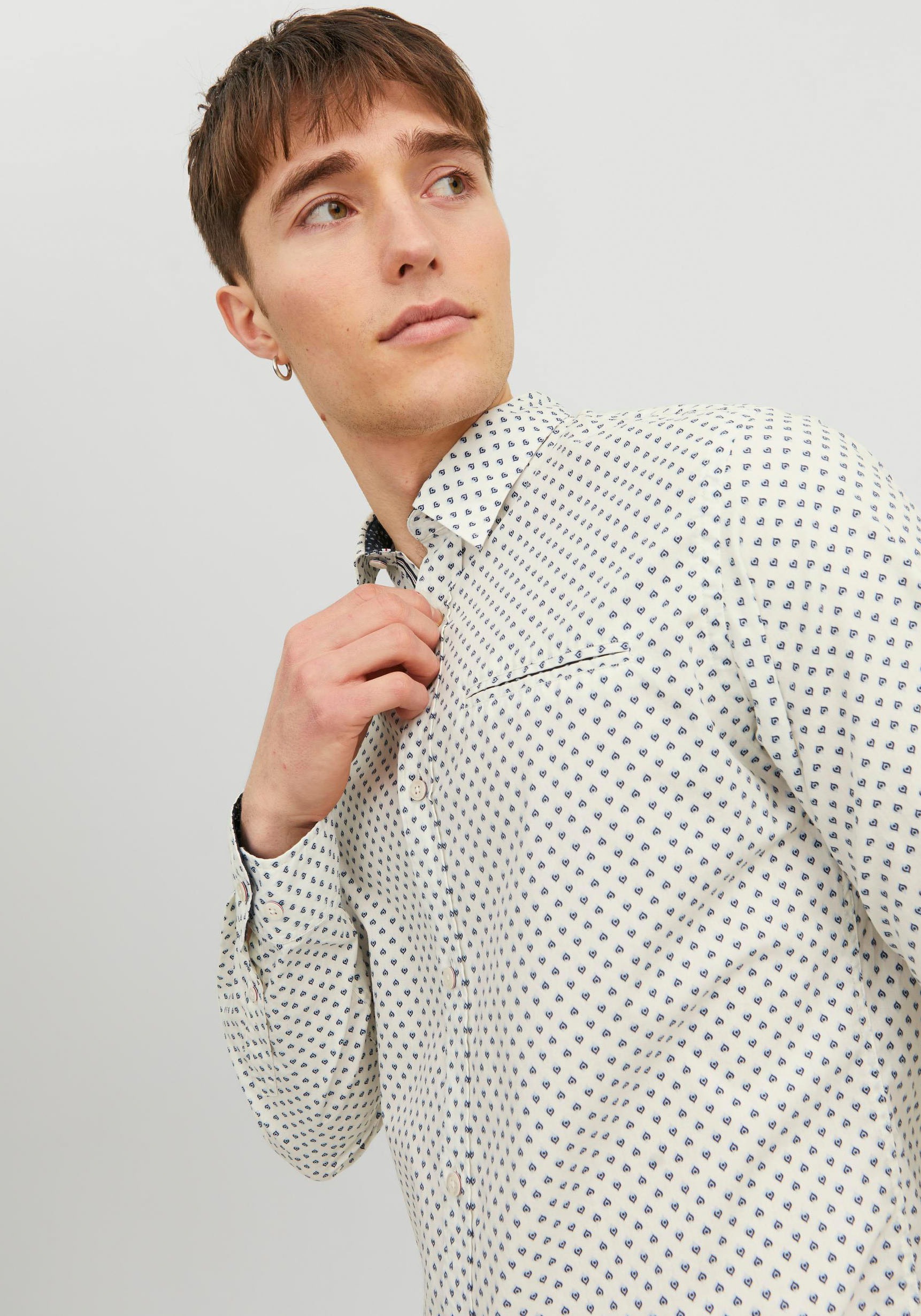 Jack & Jones Langarmhemd "JJEREMY DETAIL SHIRT LS NOOS" günstig online kaufen