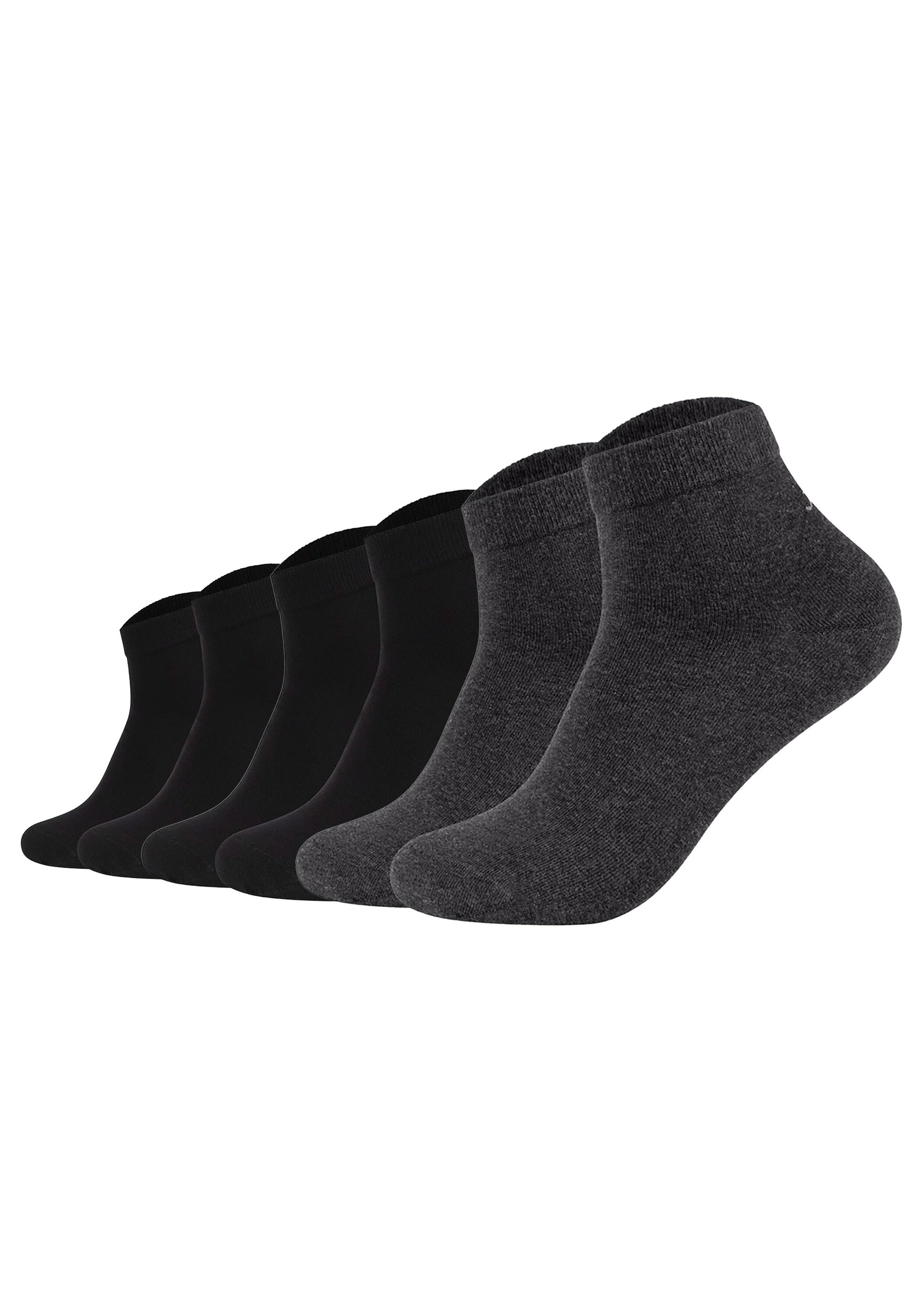 JOOP Kurzsocken "Socken Unisex premium essential organic cotton Quarter 6p 6er Pack" 6 Paar tlg.