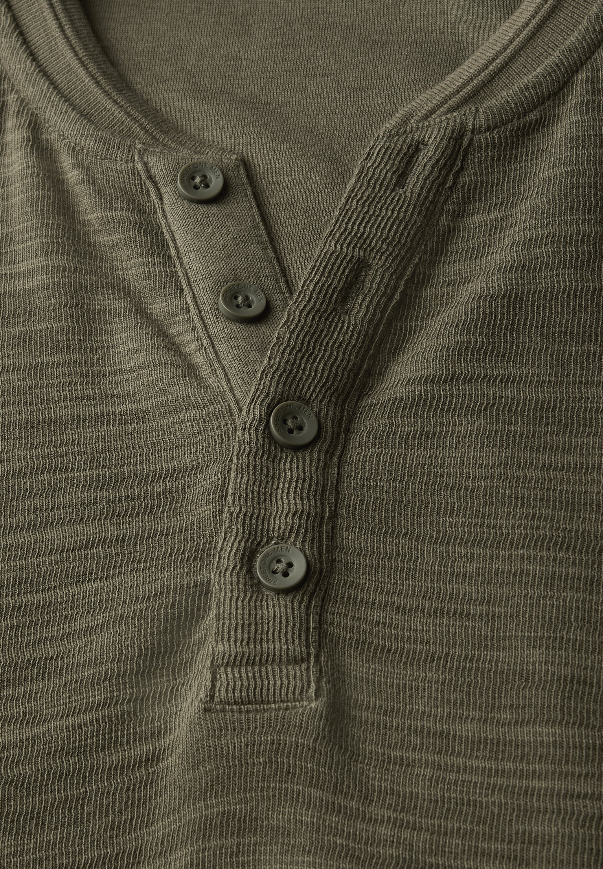 STREET ONE MEN Langarmshirt, im soften Baumwoll-Mix