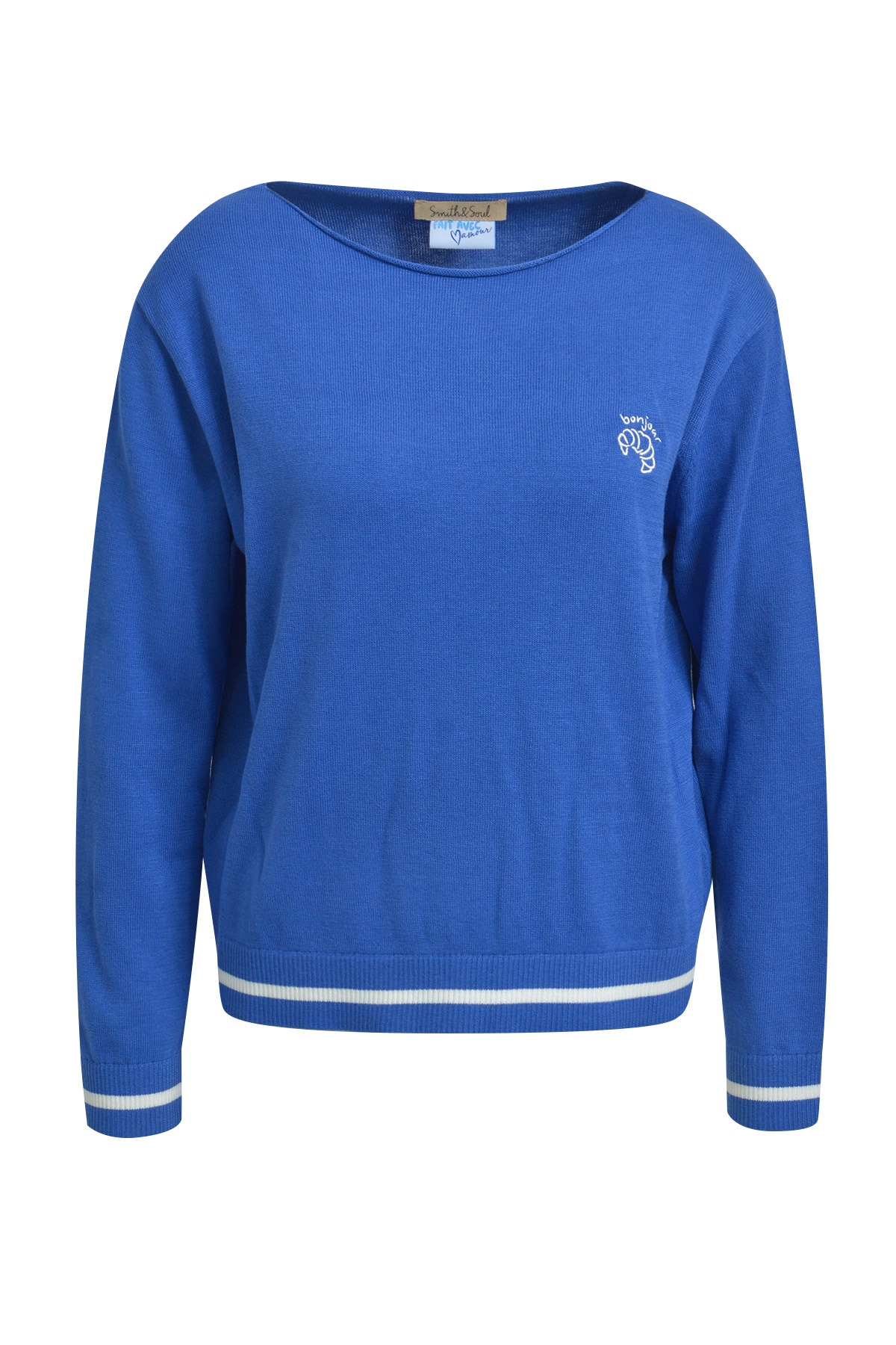 Smith & Soul Rundhalspullover mit U-Boot-Ausschnitt