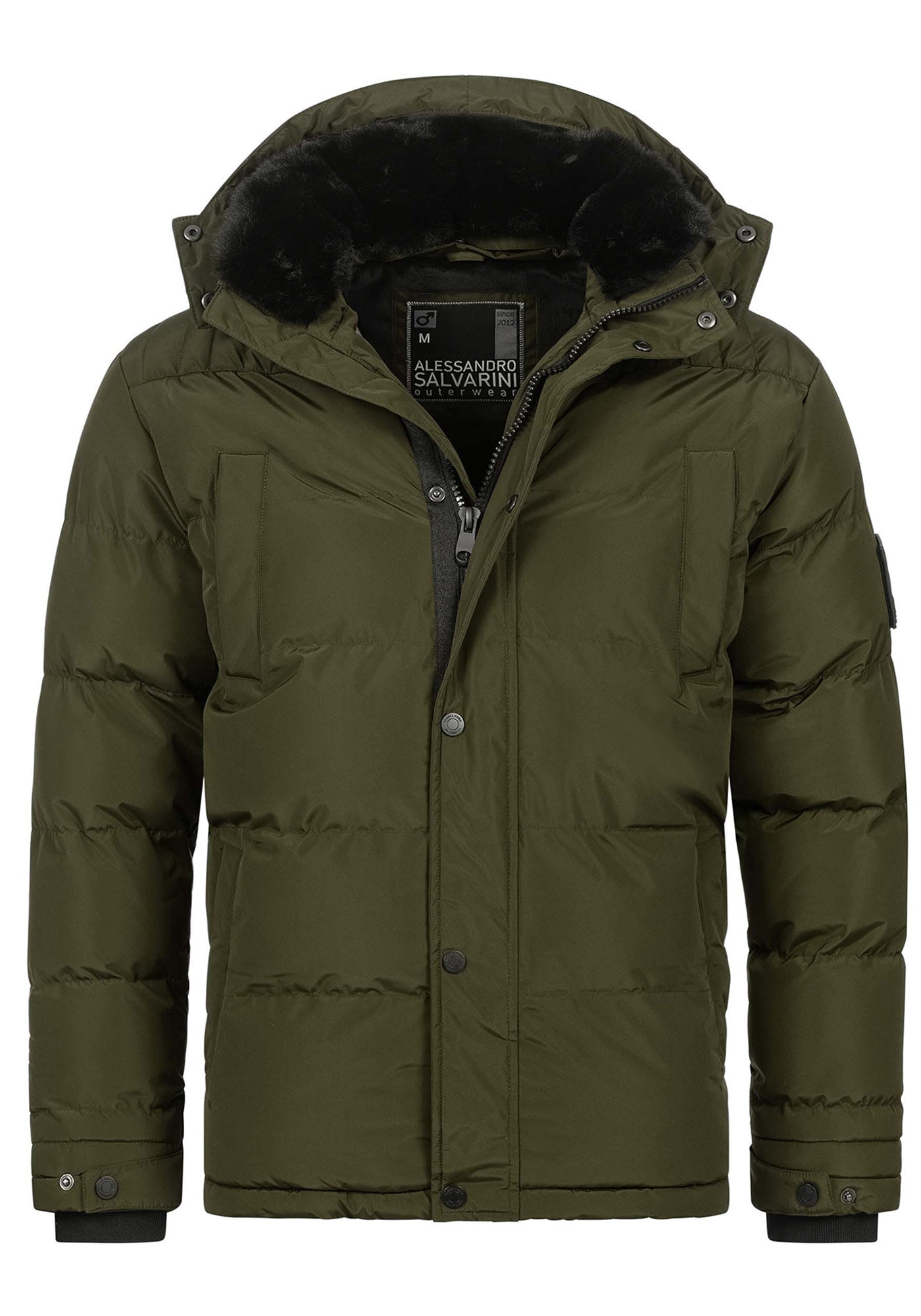 Alessandro Salvarini Winterjacke »ASEzkimo« mit warmen Teddyfell