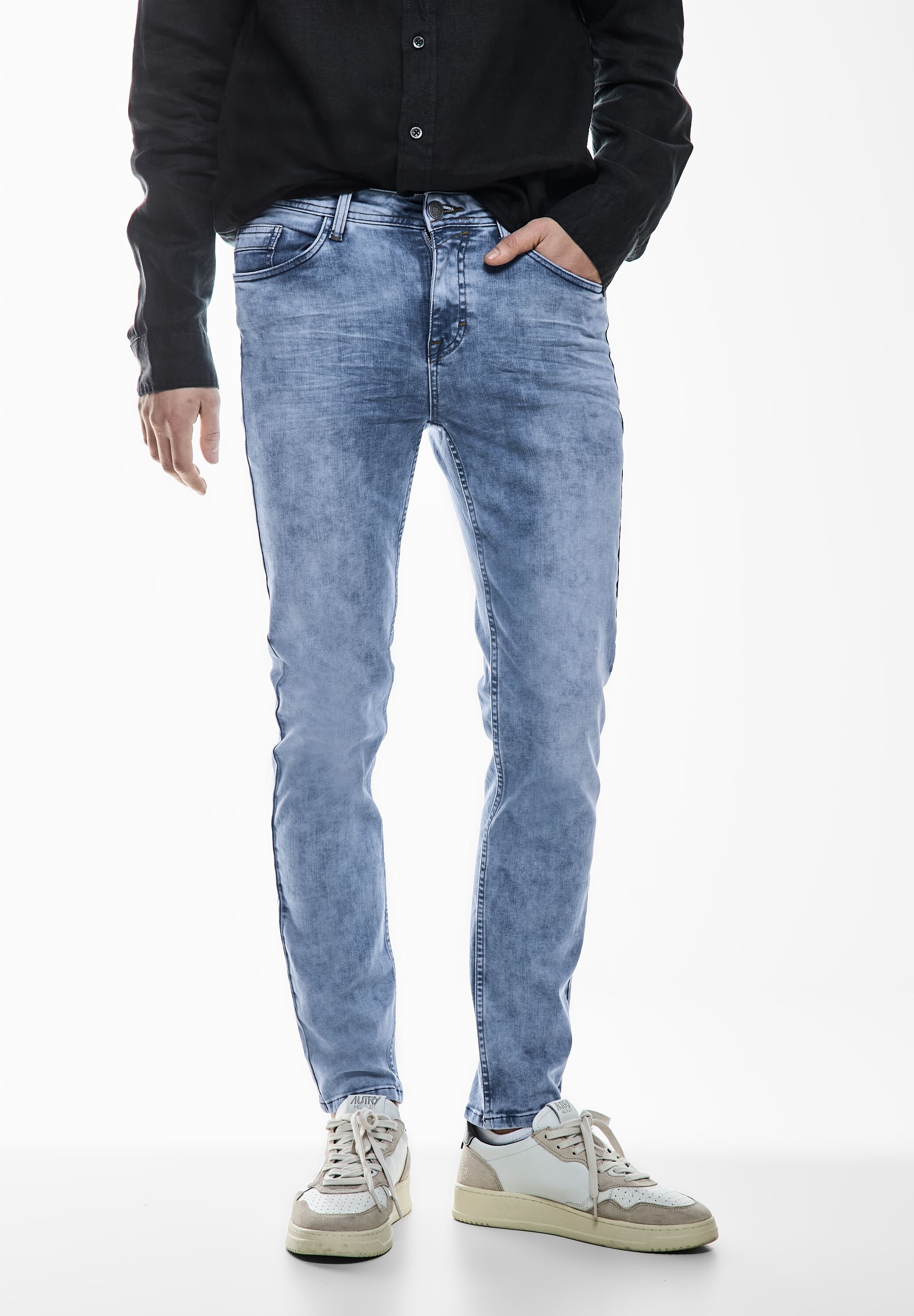 STREET ONE MEN Gerade Jeans, 5-Pocket-Style günstig online kaufen