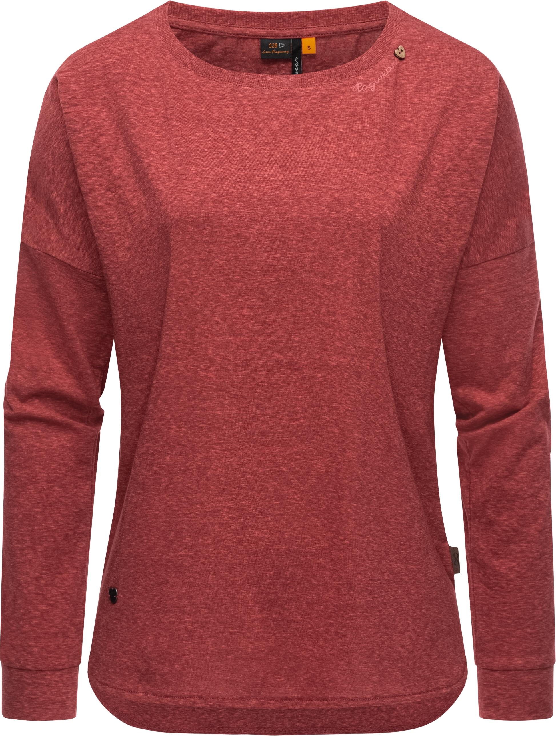 | Long«, melierter kaufen »Shimona Langarmshirt Optik stylisches in BAUR Damen Shirt Ragwear für