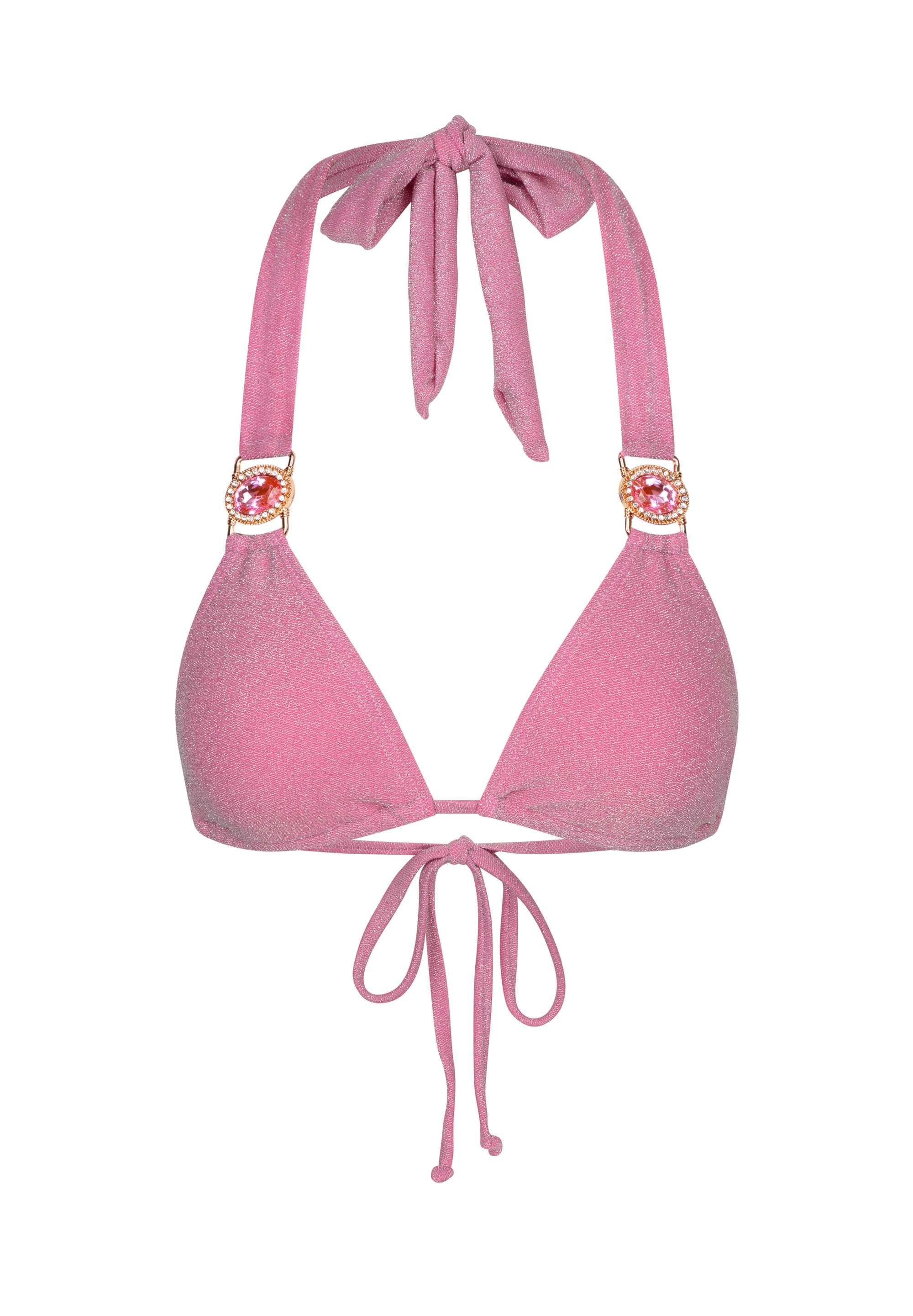 Moda Minx Triangel-Bikini-Top »Lumiere Amour Triangle«, (1 St.), mit tollem Steinbesatz