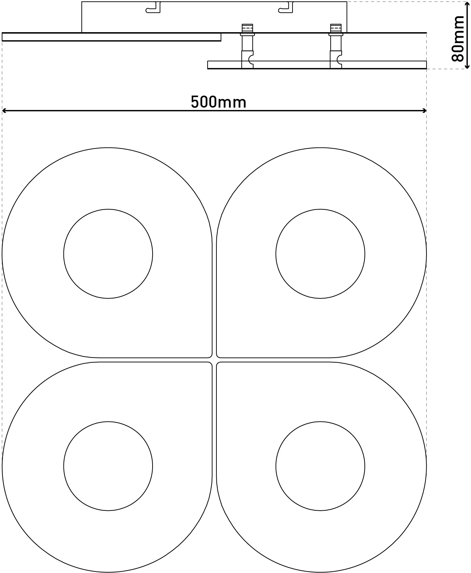 näve LED Deckenleuchte »Smilla«, 1 flammig, Leuchtmittel LED-Modul | LED fest integriert, weiß, Memory, Nachtlicht, CCT, dimmbar per Fernbedienung (inkl.)