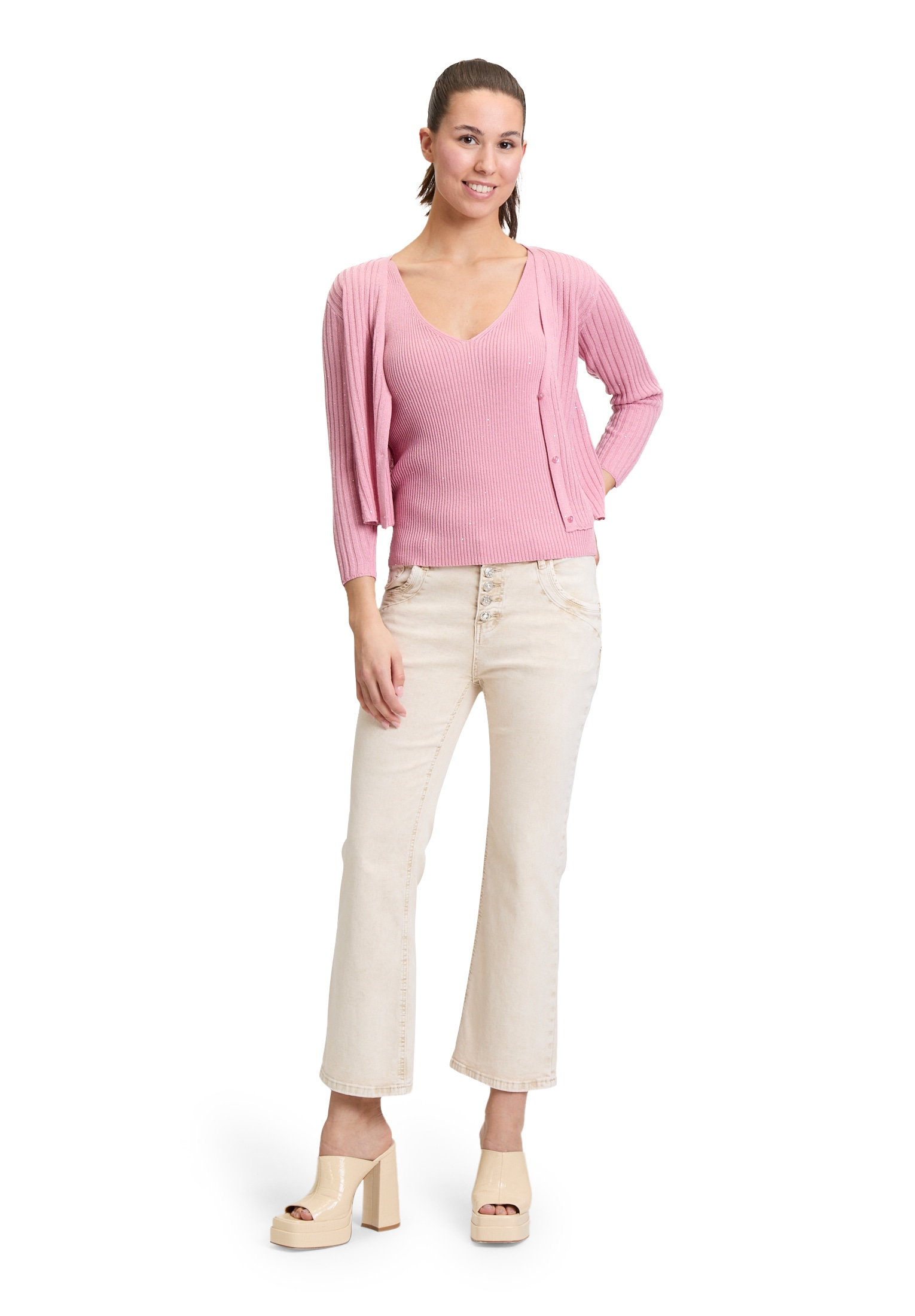 Cartoon Trägertop »Cartoon Strick-Top mit schmalen Trägern«, Material