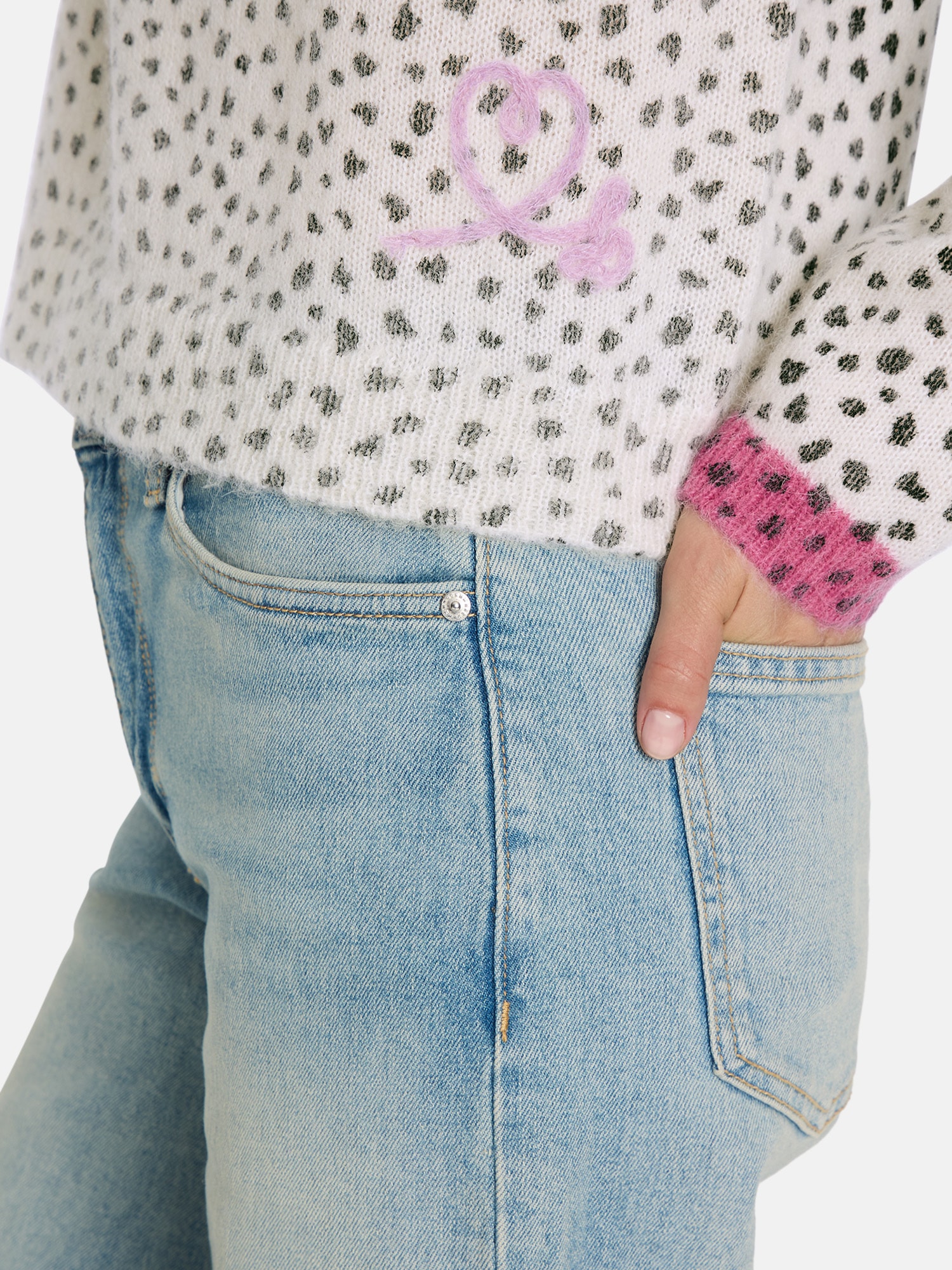 Lieblingsstück Strickpullover »OlinaL« mit Alpakawolle und Wolle